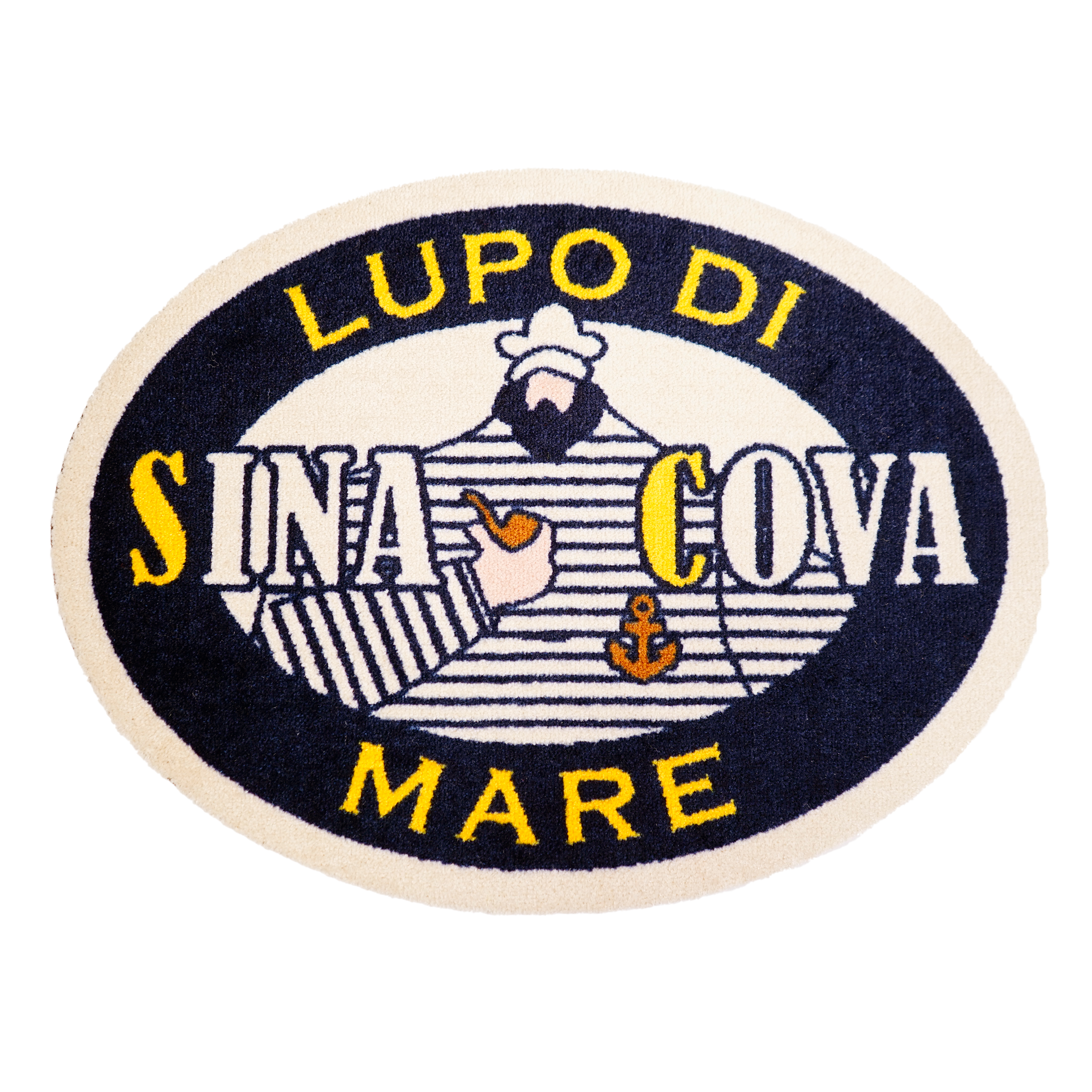 シナコバオリジナル フロアマット LUPO DI MARE(楕円) 57002310