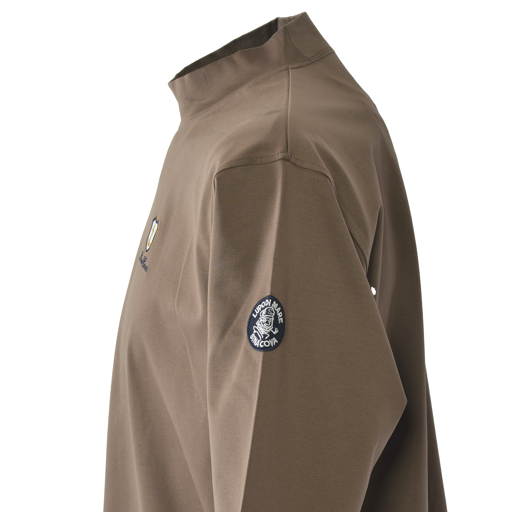 Half-sleeve mock neck T-shirt 26130510