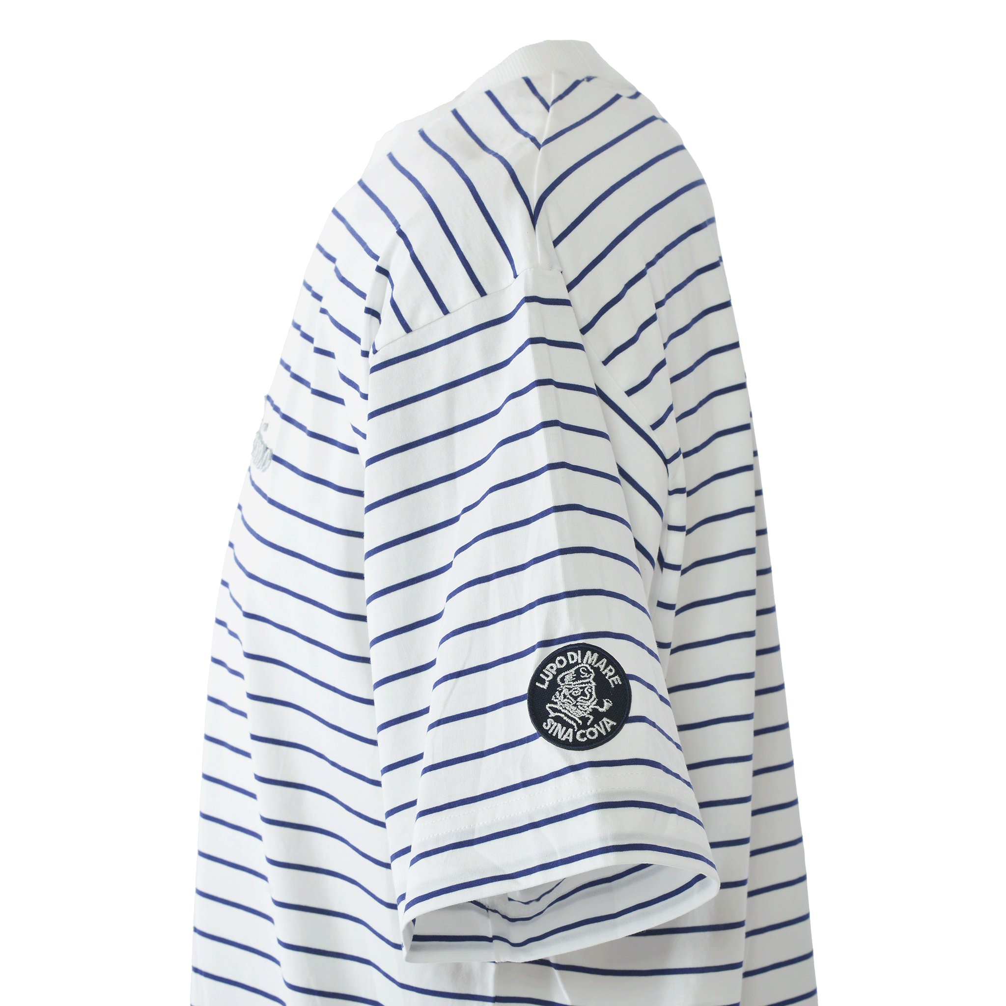 Striped drop shoulder T-shirt 26110570