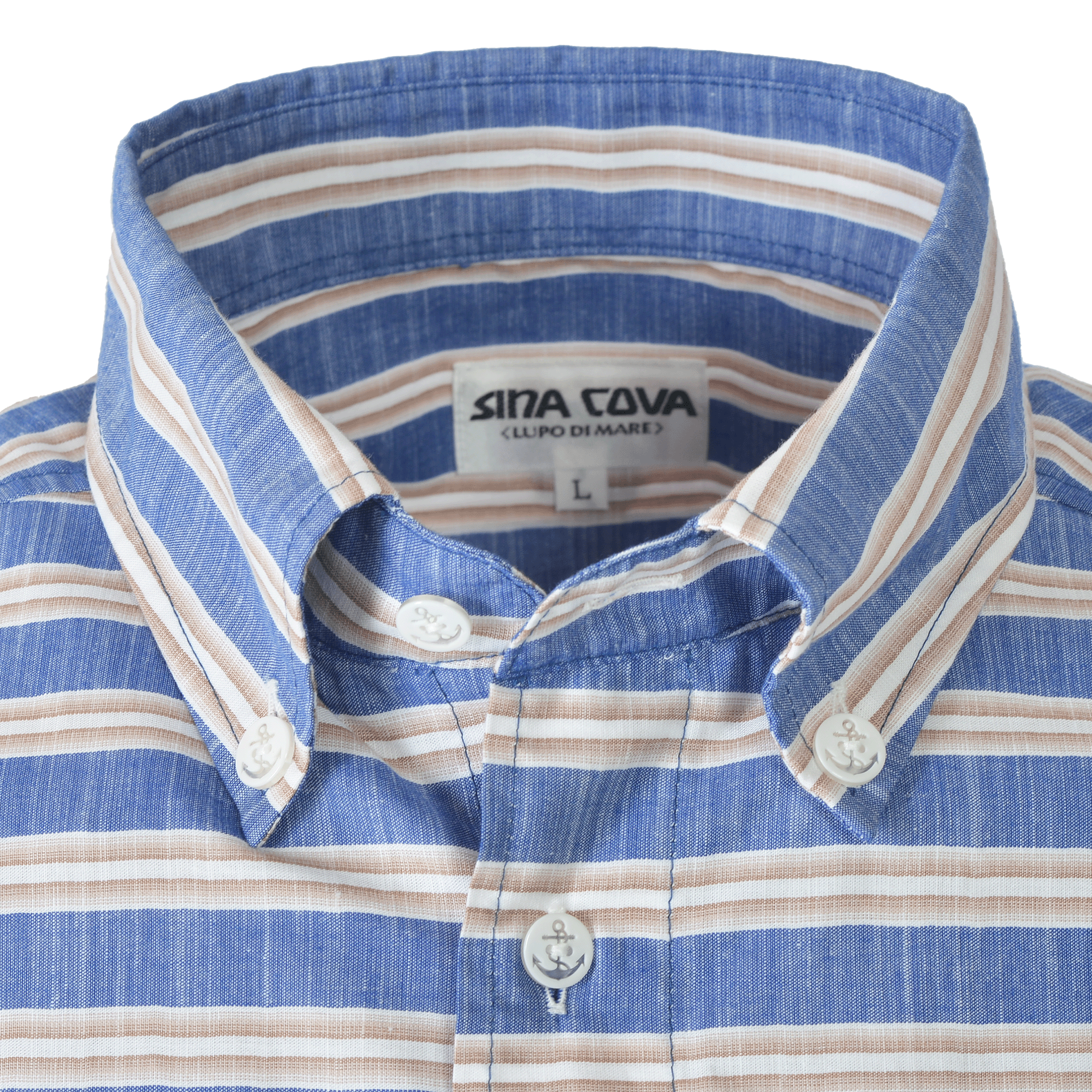 加大尺寸長袖扣襯衫 26124026