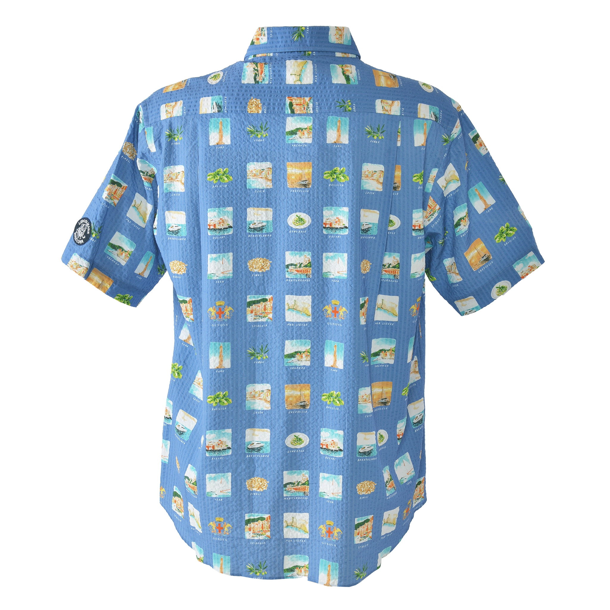 Short-sleeved button-down shirt 26124540