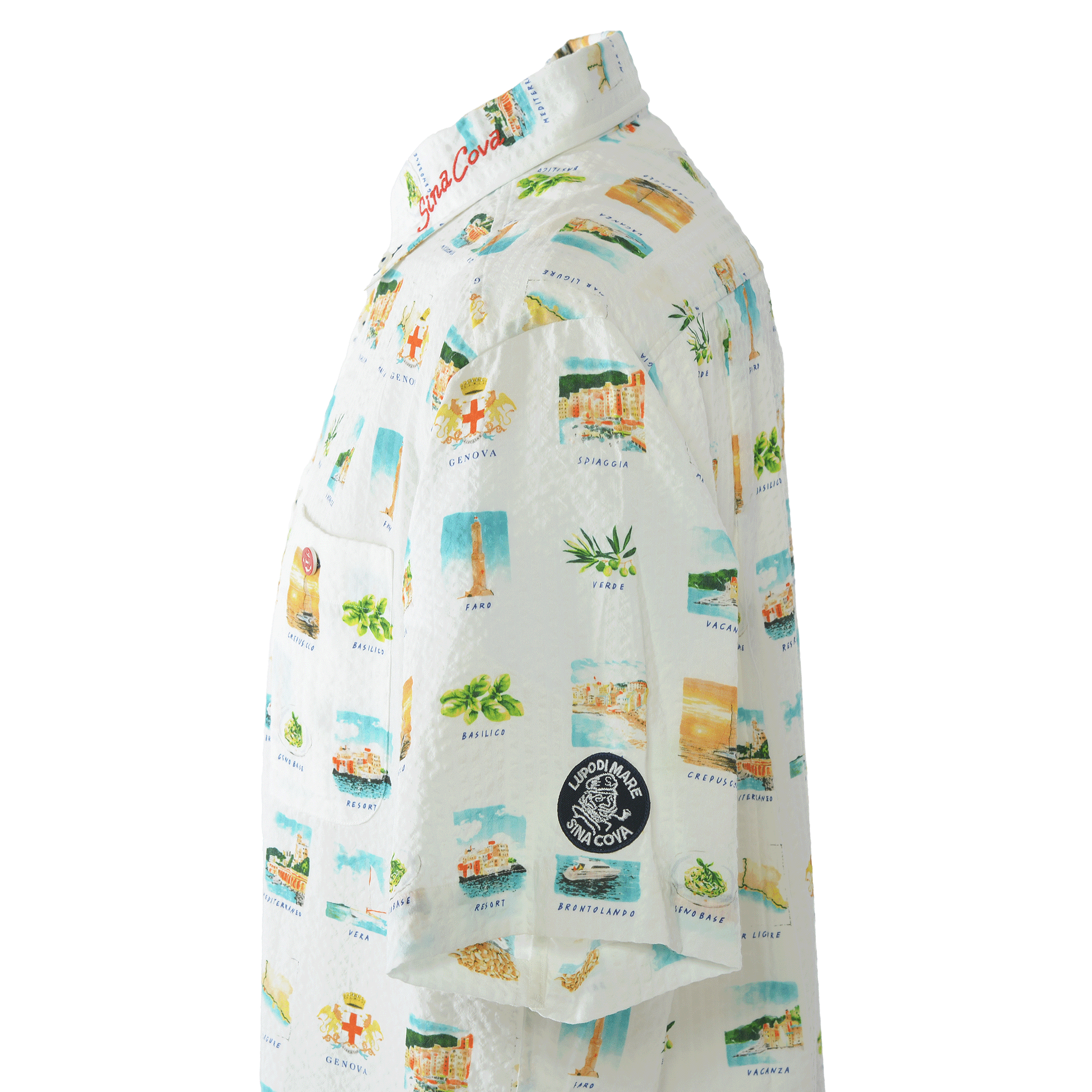 Short-sleeved button-down shirt 26124540