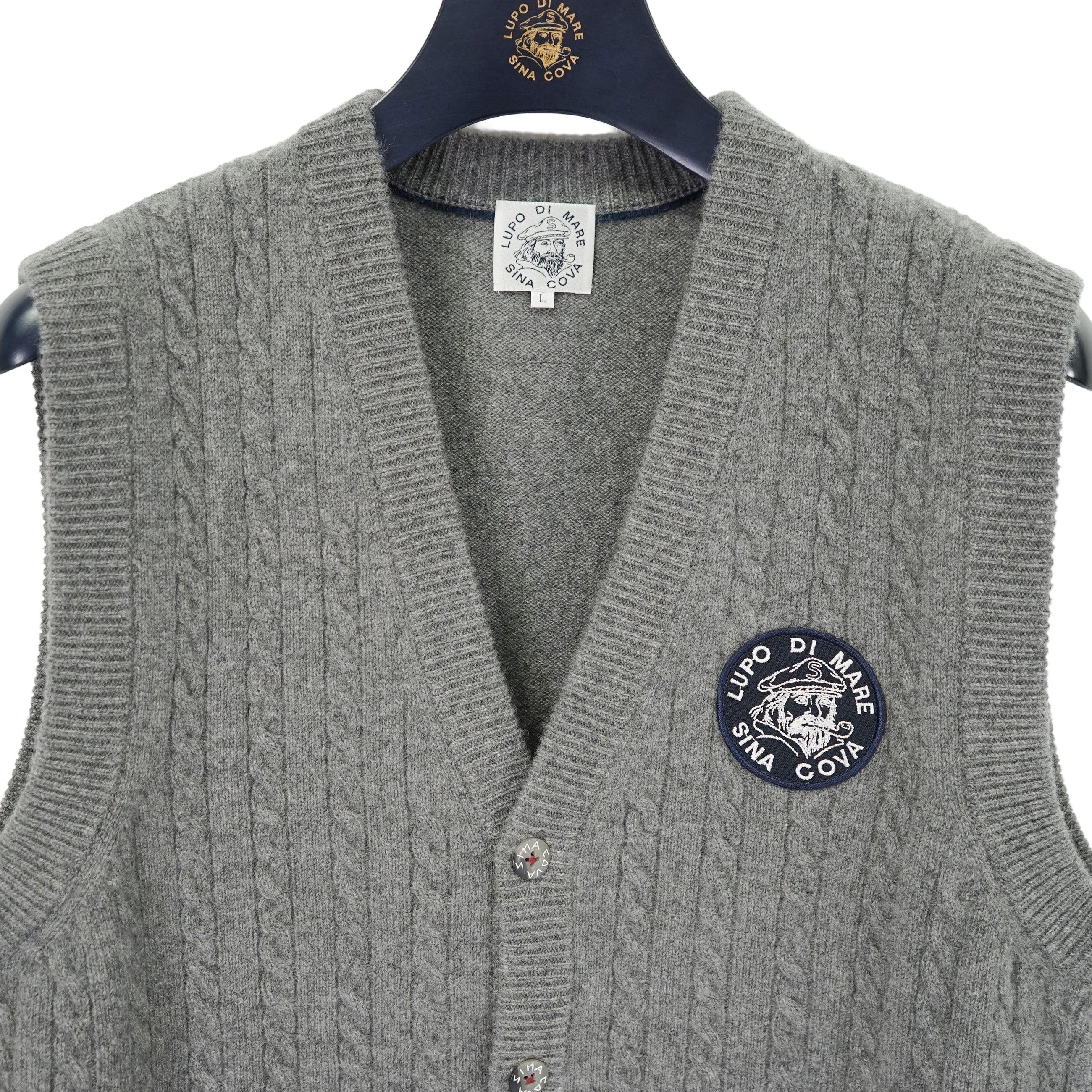 カシミヤ100% ニットベスト 25222528