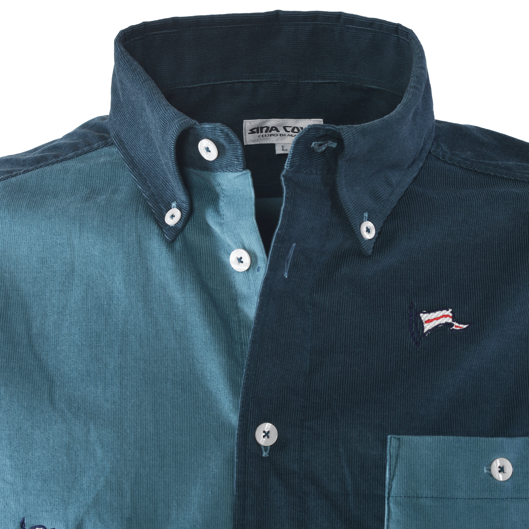 Long-sleeved button-down shirt 25224060