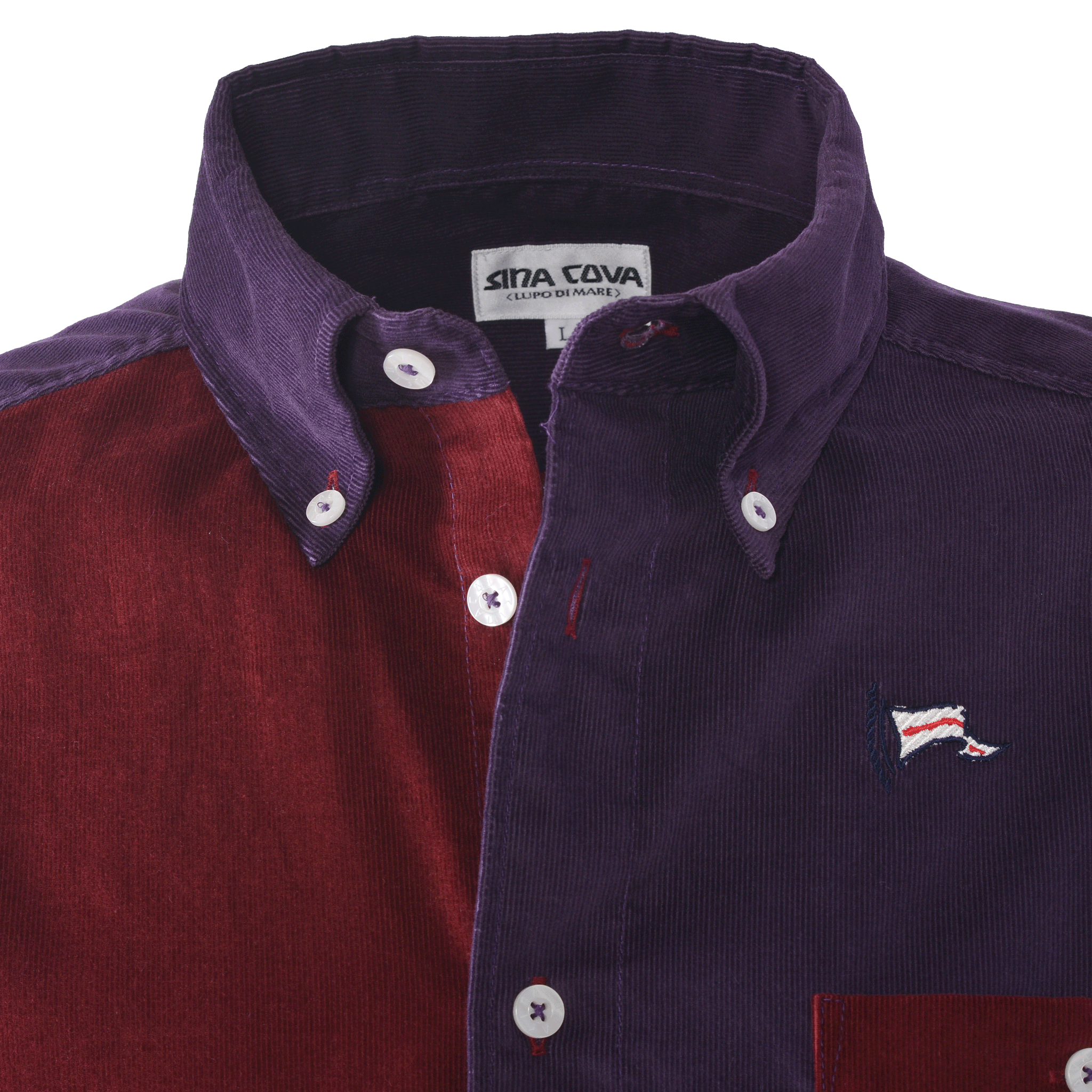 Long-sleeved button-down shirt 25224060