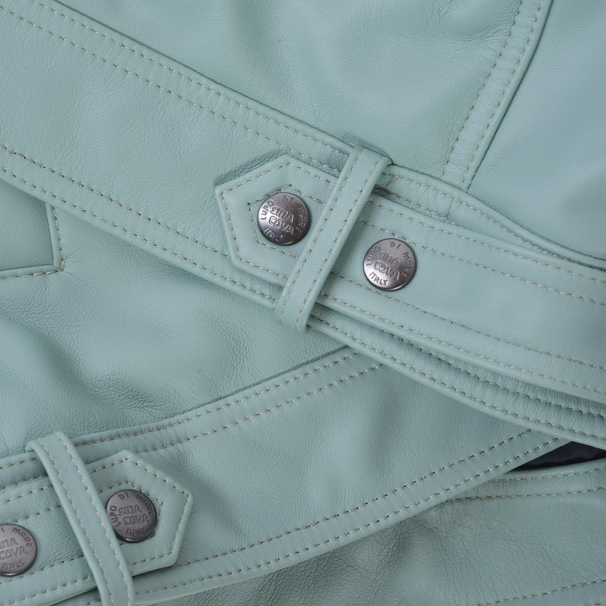 フード付きレザージャケット 25223910