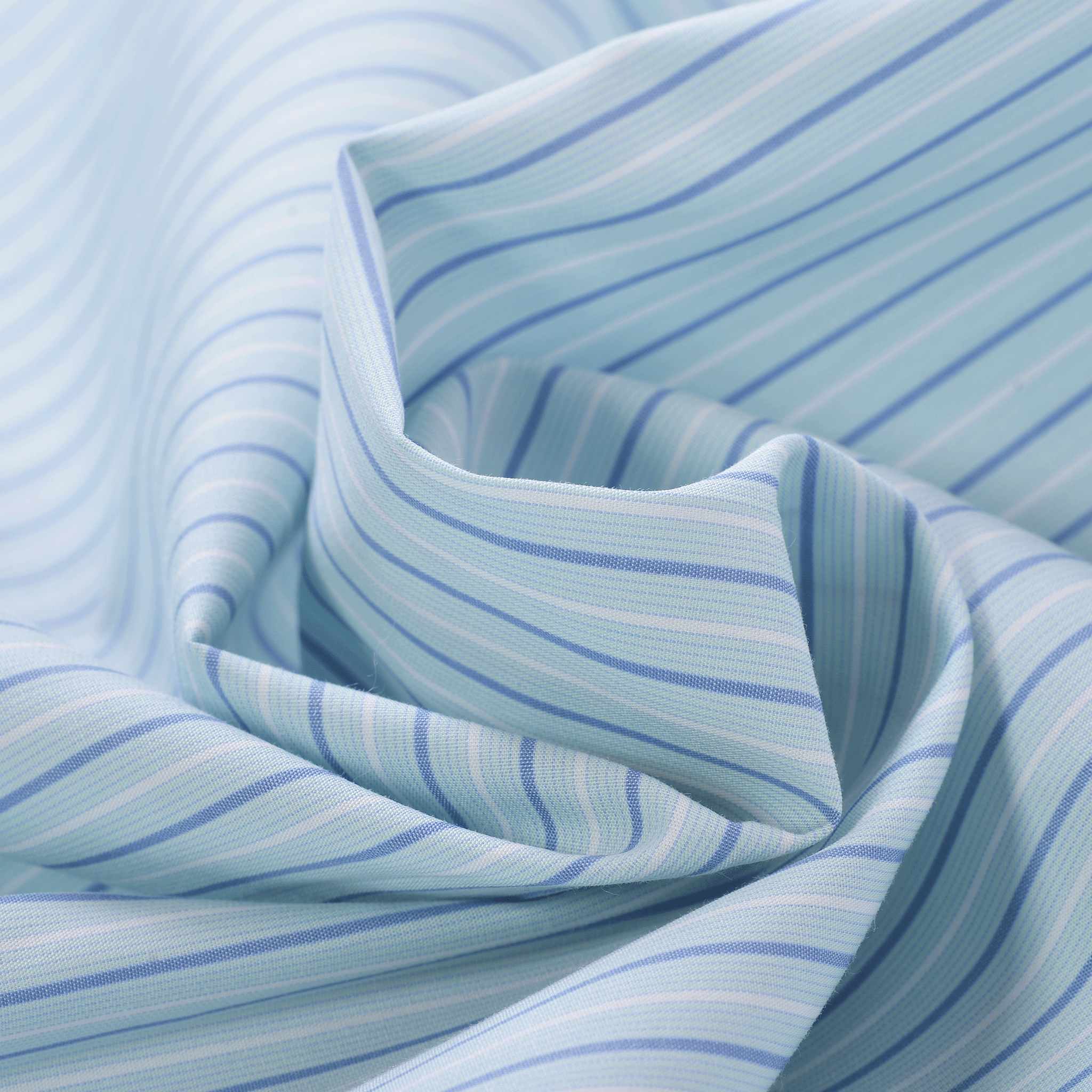 條紋長袖扣襯衫 25224030