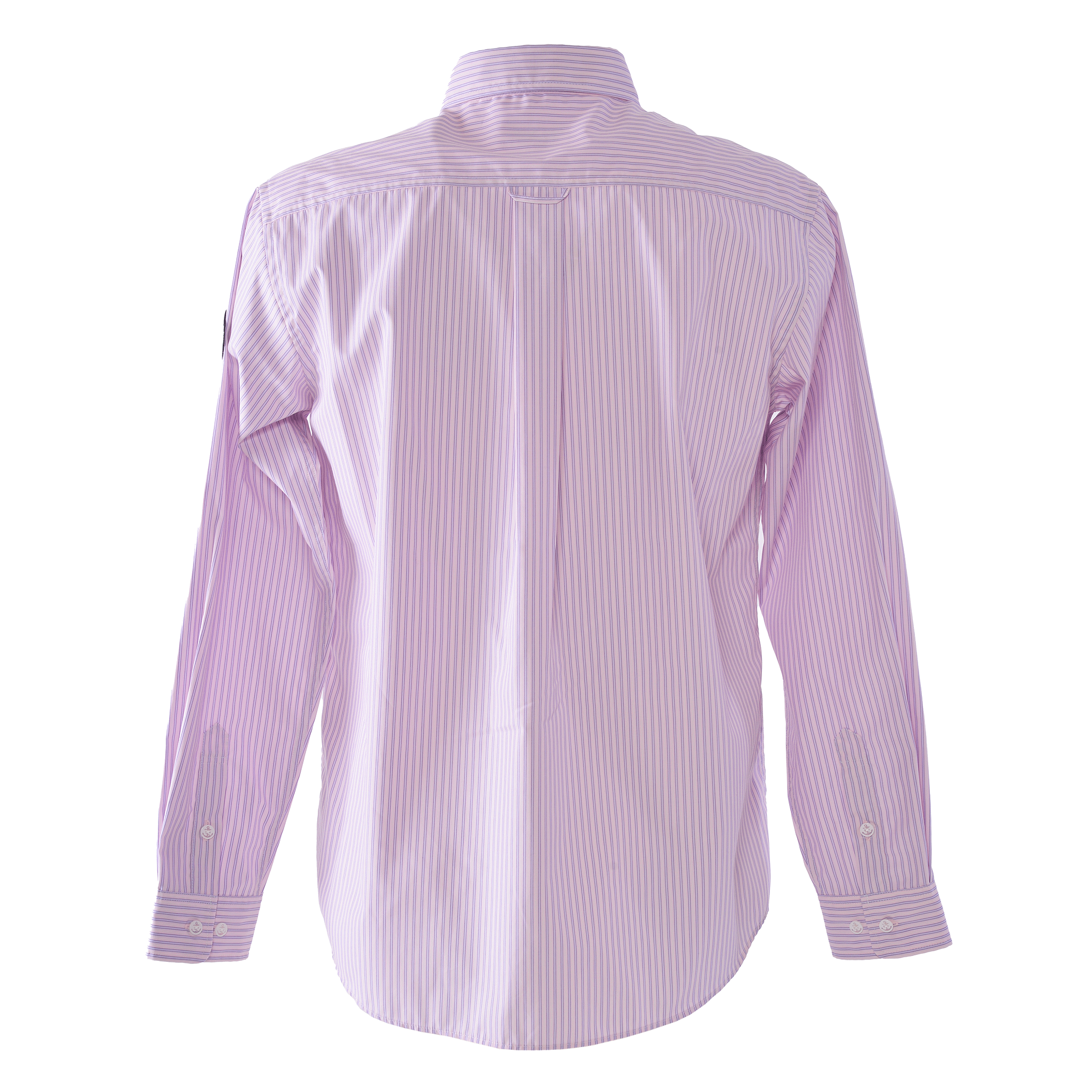 條紋長袖扣襯衫 25224030