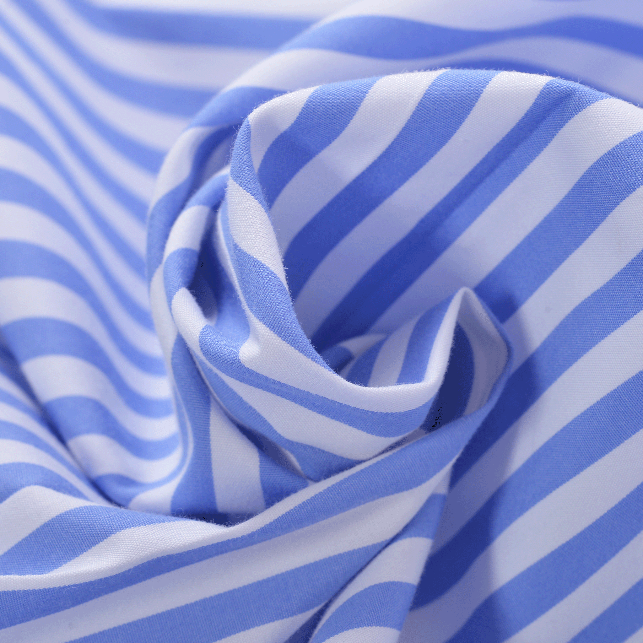 Striped long-sleeved regular collar shirt 25234010