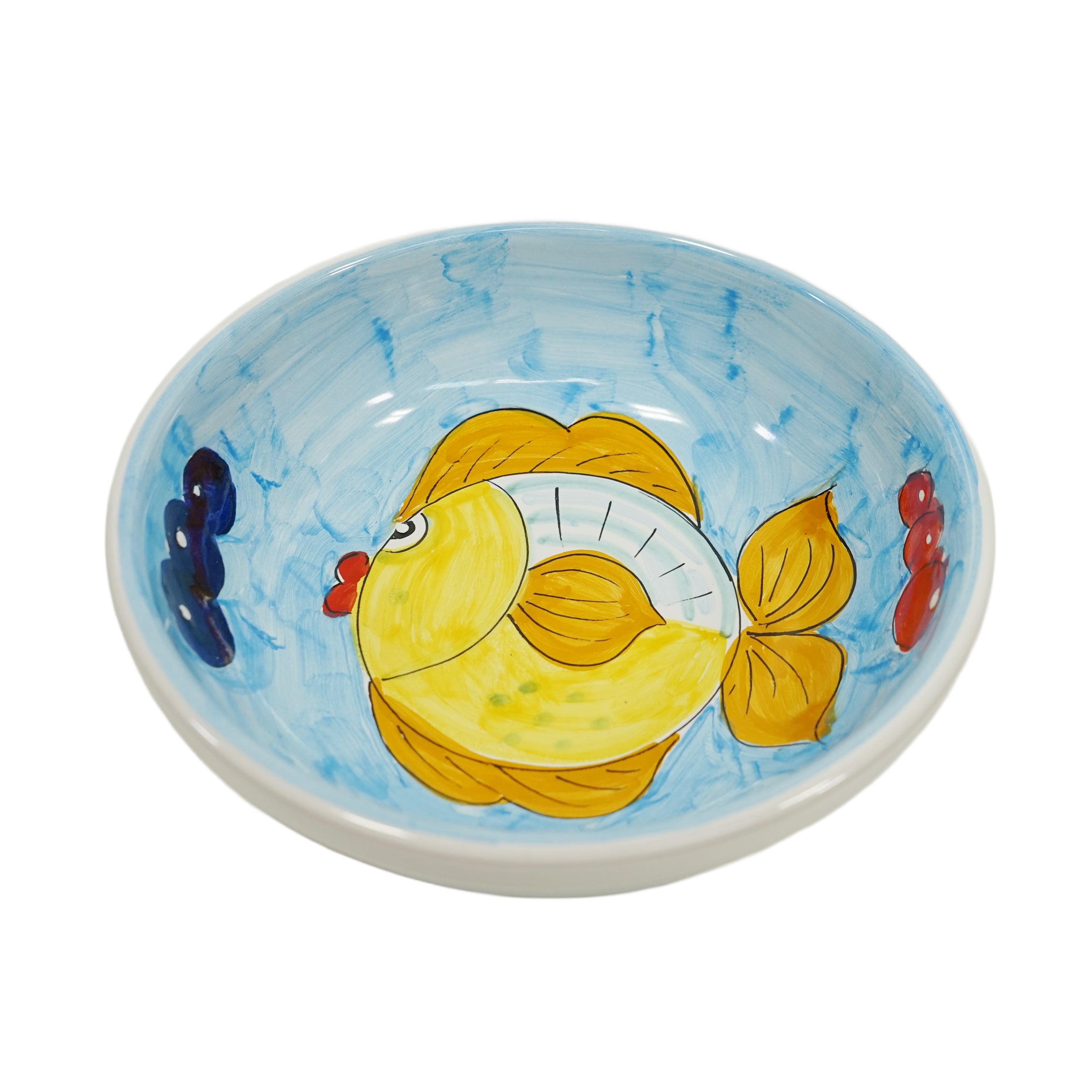 動物紋碗 (Cheramix) 魚B (天藍色) 18cm 57003090