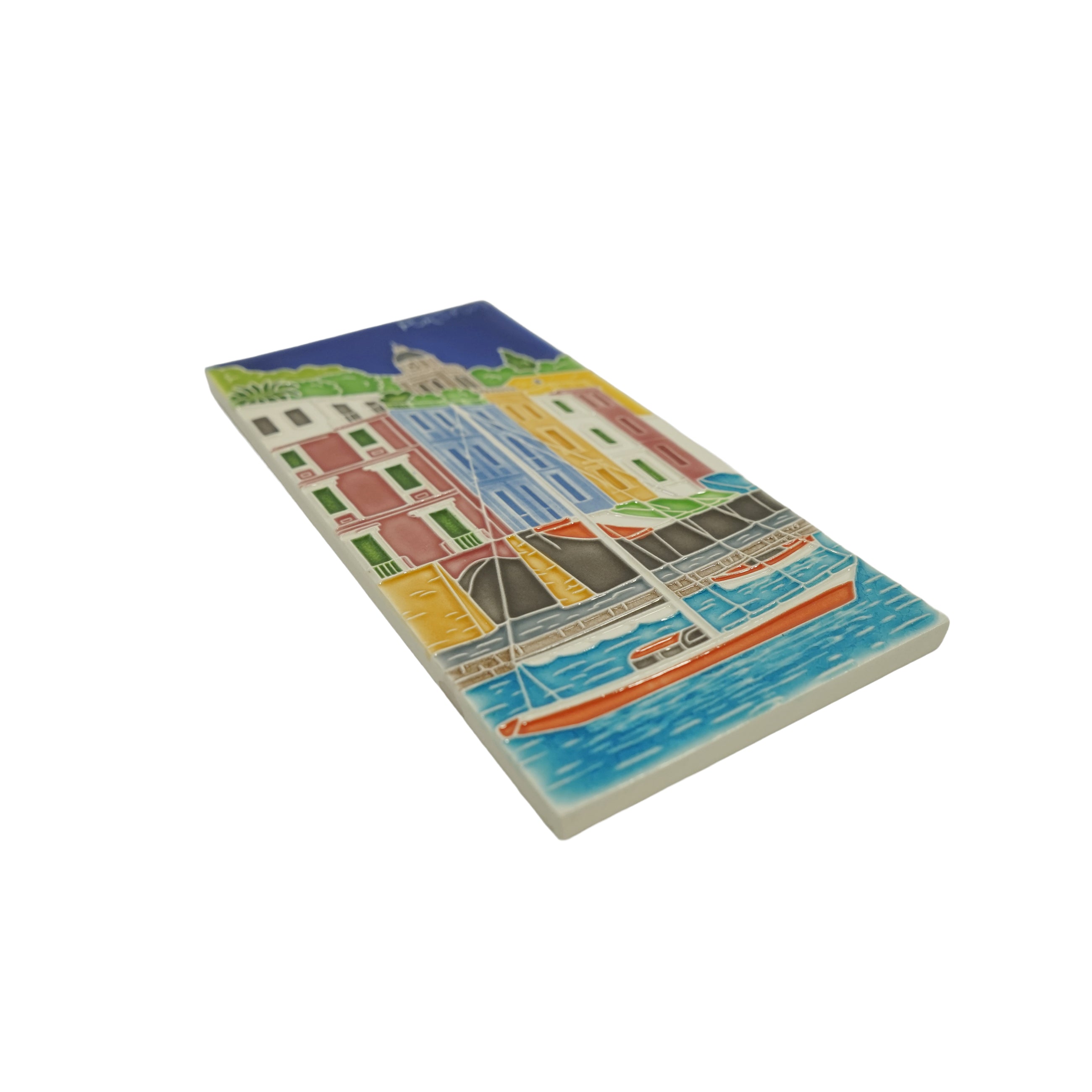 陶瓷版畫 利古里亞 舒 波托菲諾 10x20cm 57003160