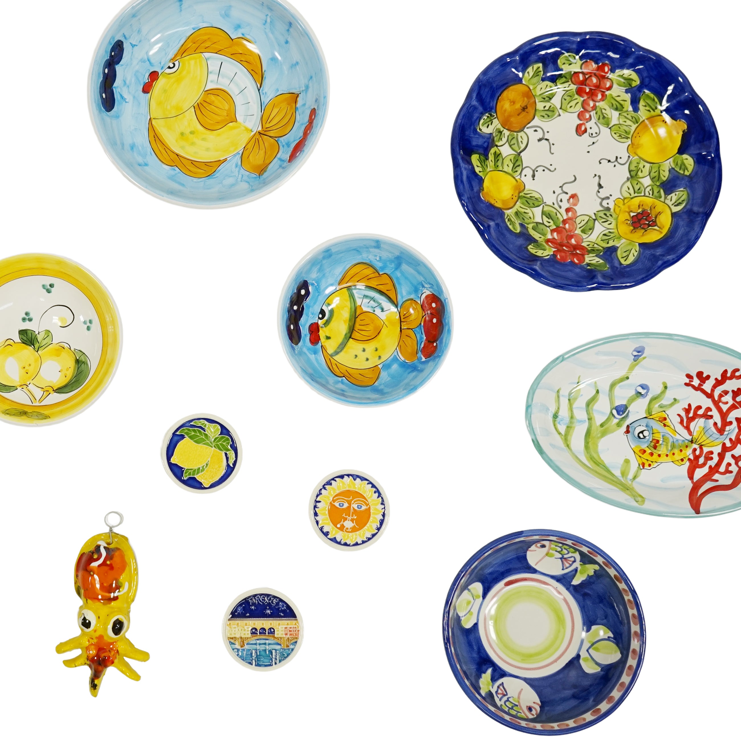 碗 10cm/14.5cm 魚 VP(藍) 57003070