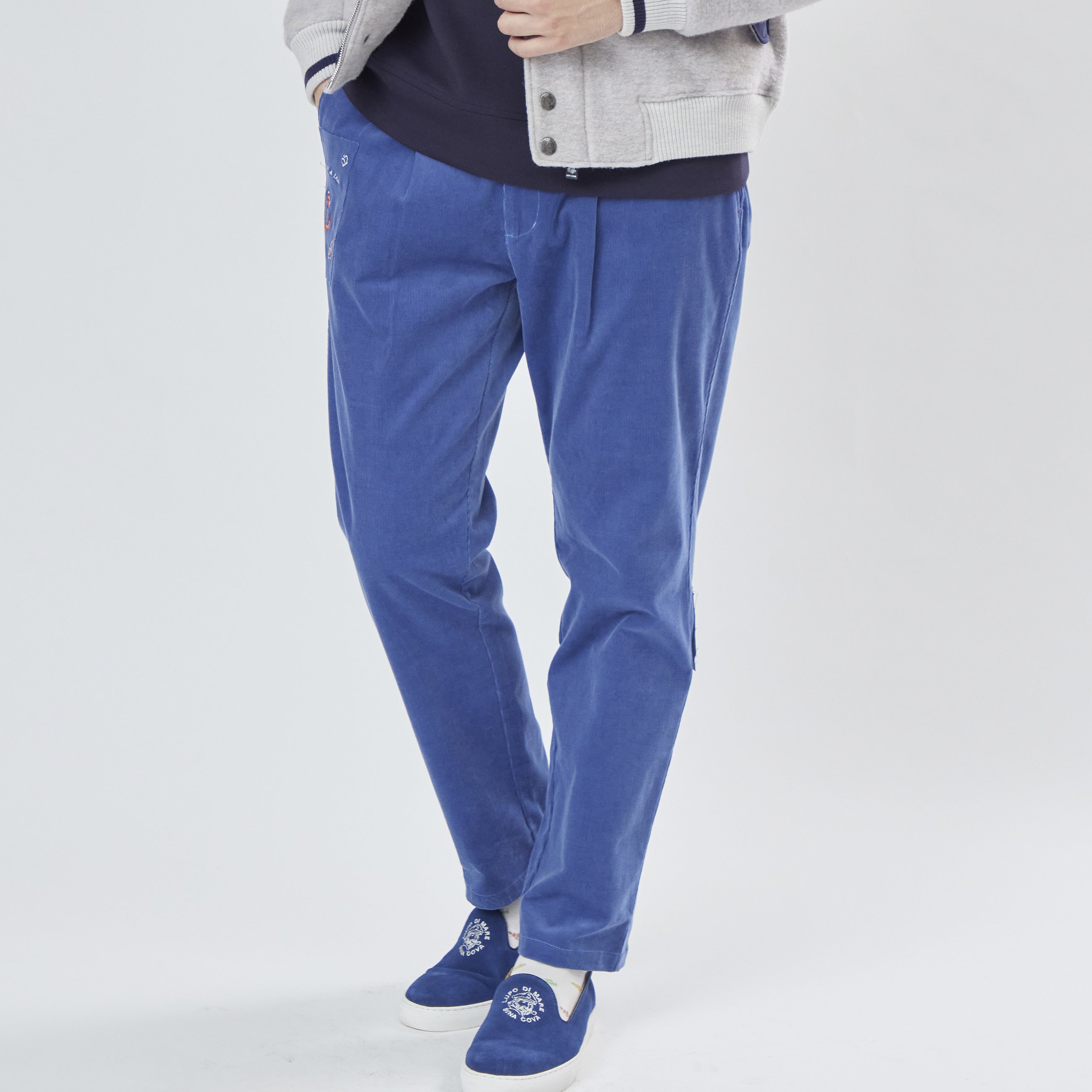 一條褶海軍褲 25215310