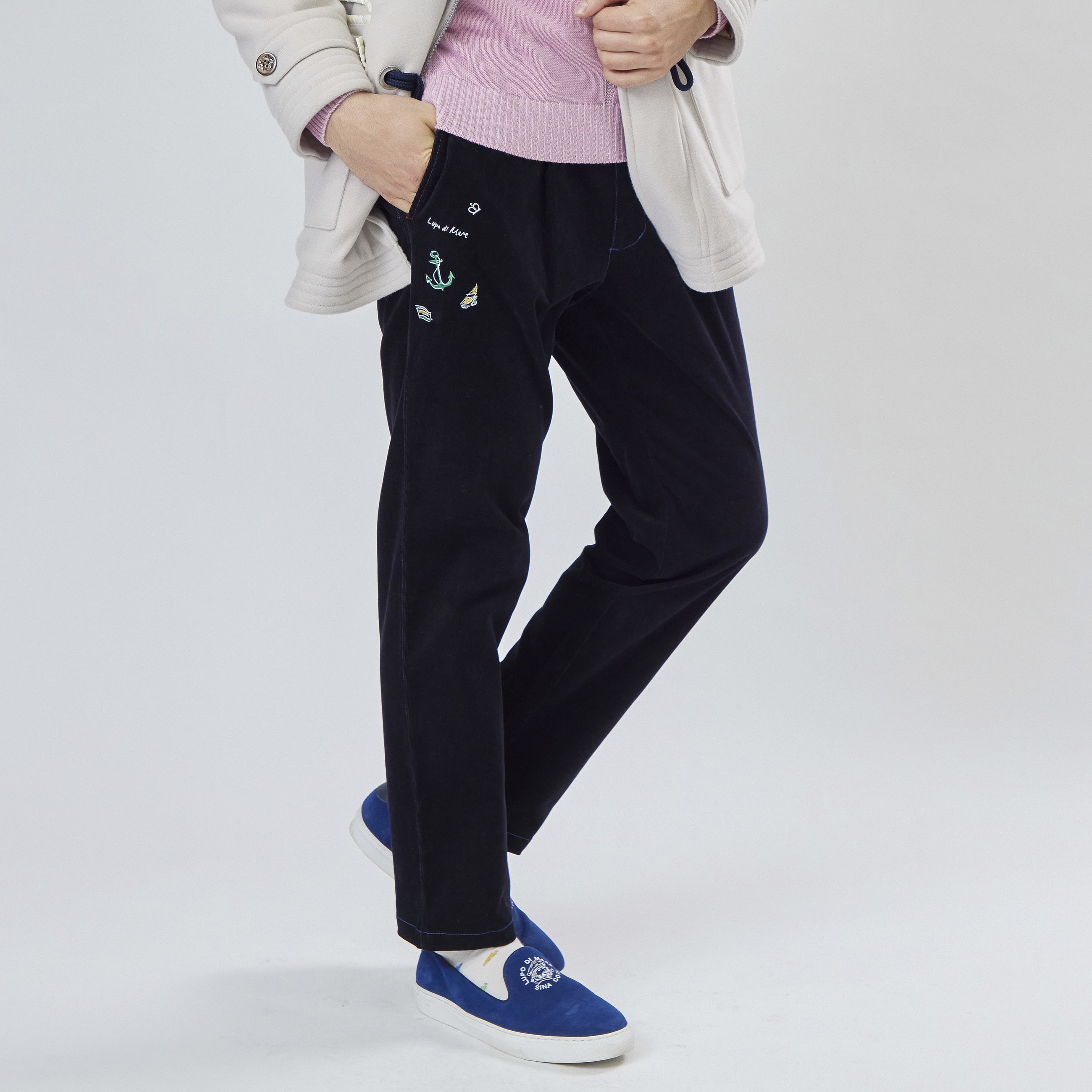 一條褶海軍褲 25215310