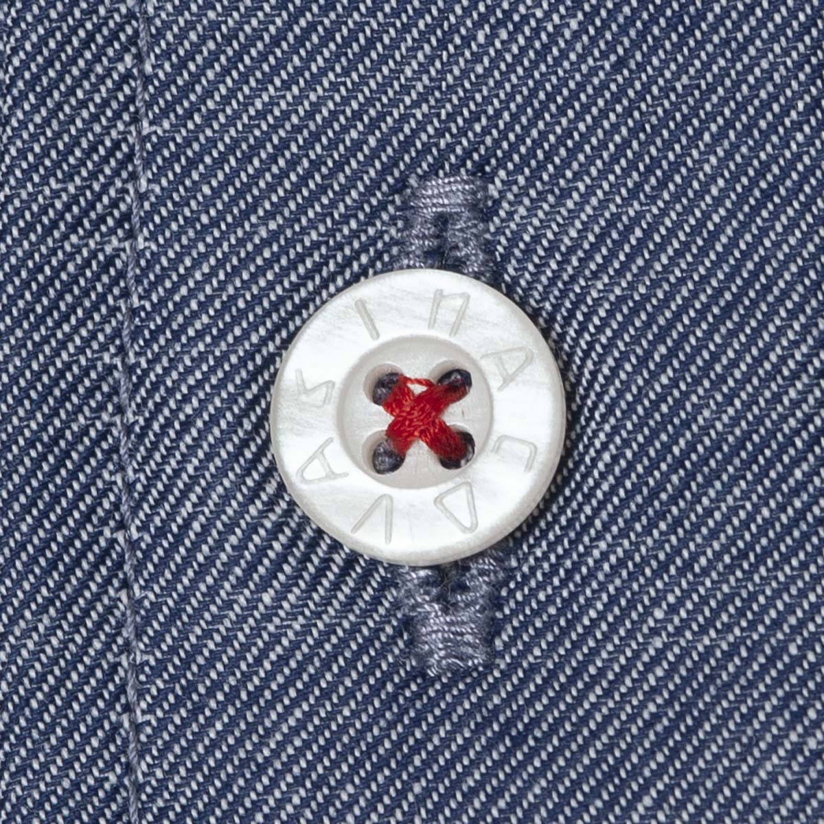 特大號原創提花紐帶襯衫 20224026