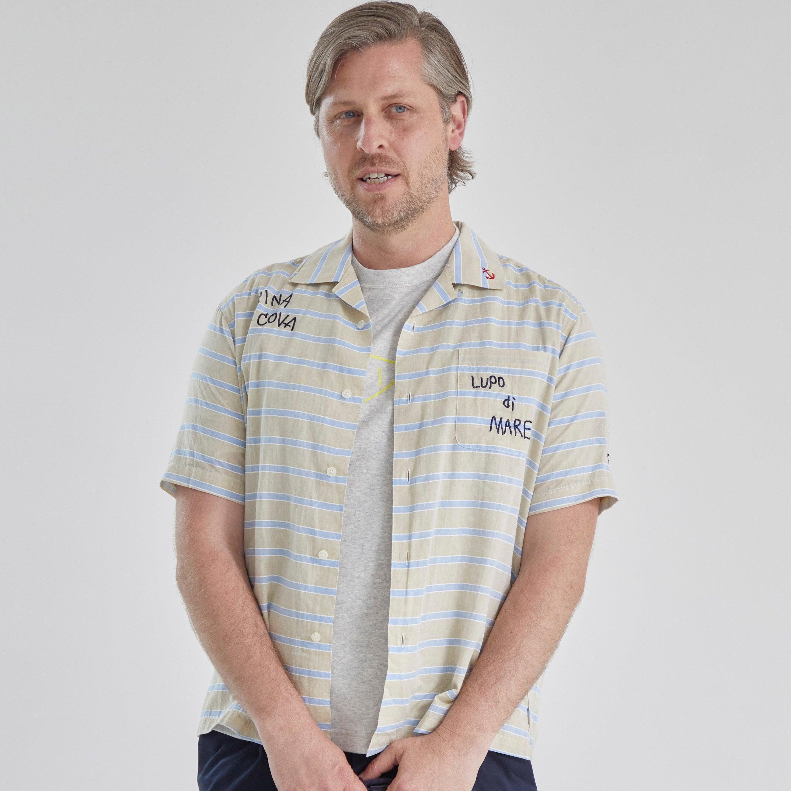 オープンカラー半袖シャツ 22134510 - SINA COVA