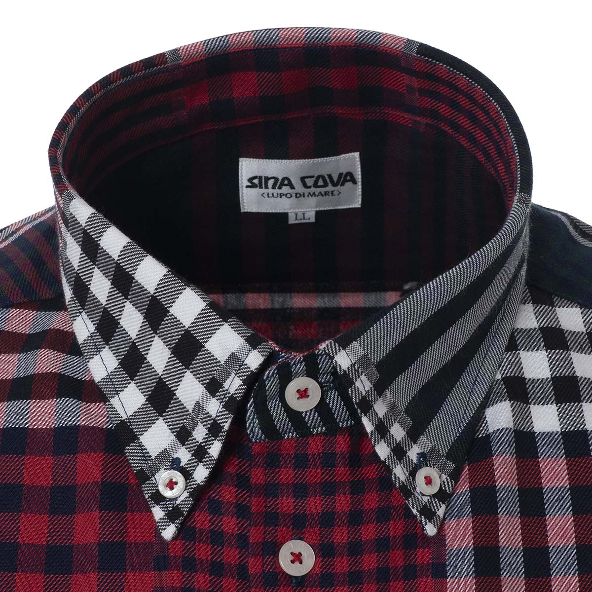 格紋紐扣襯衫 20224070