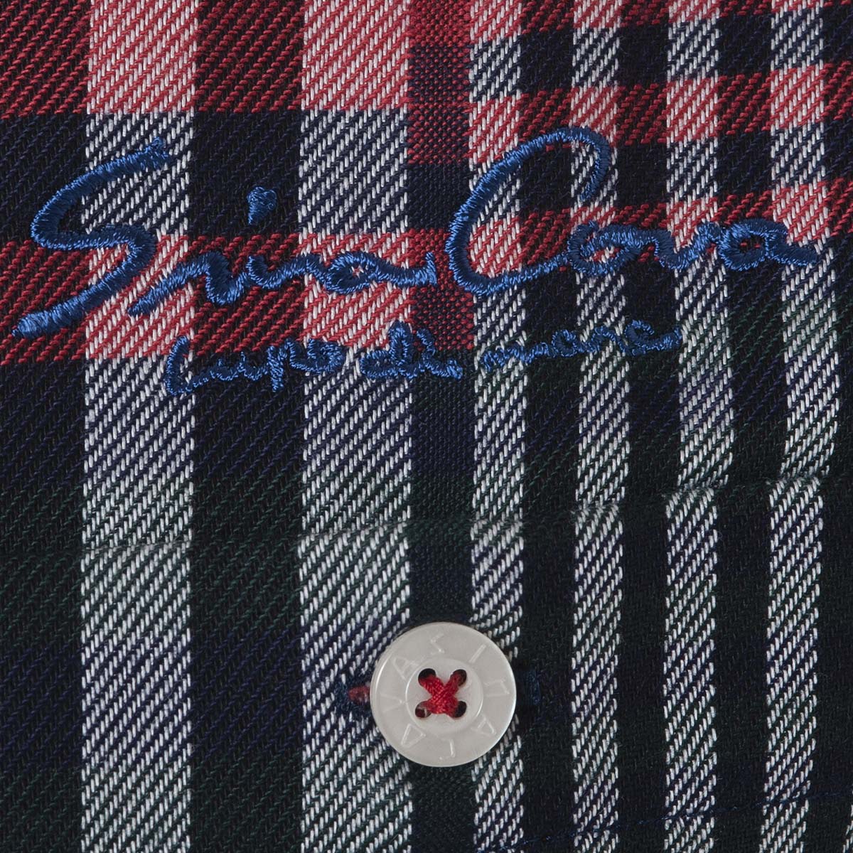 格紋紐扣襯衫 20224070