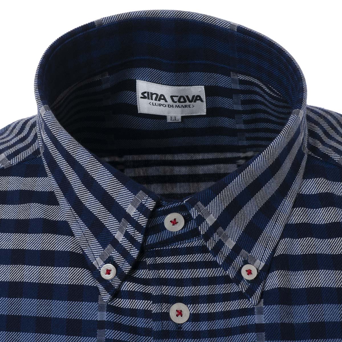 格紋紐扣襯衫 20224070