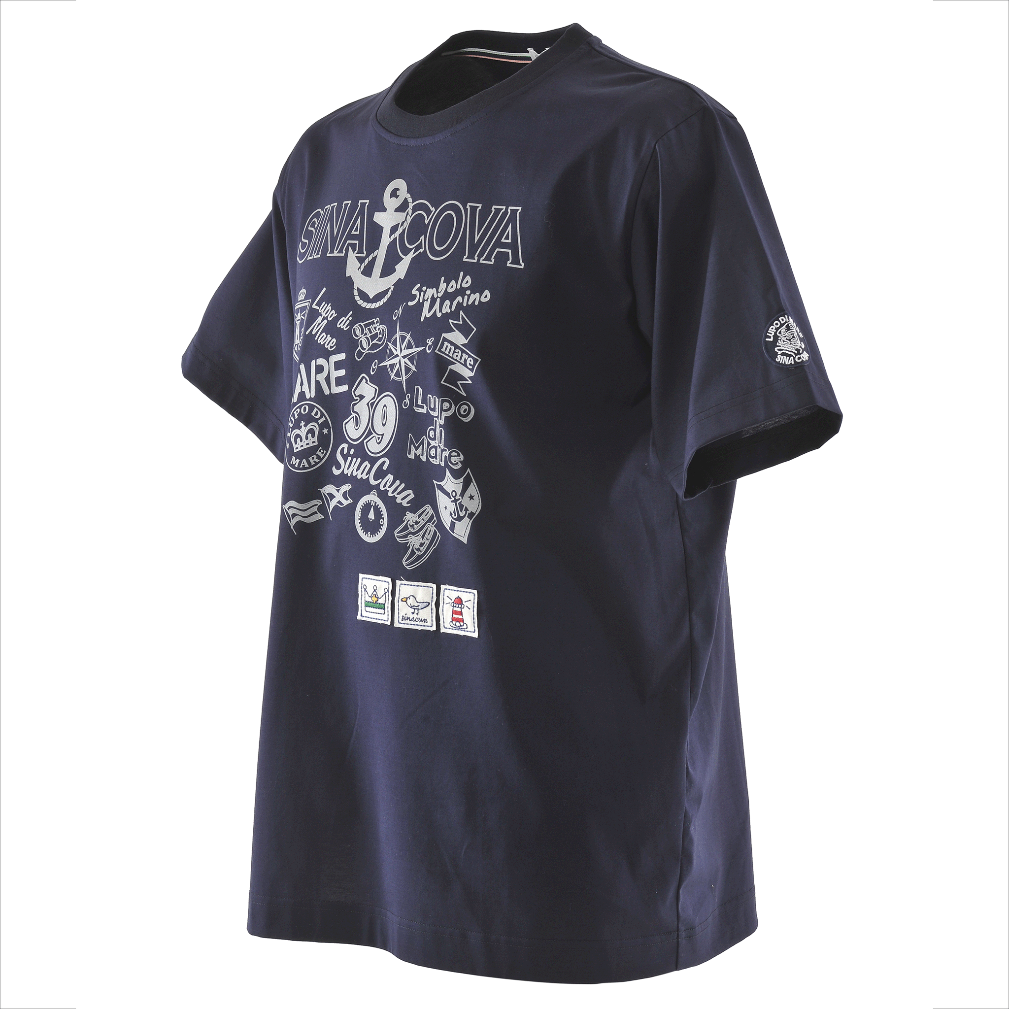 【公式】シナコバ(SINA COVA)半袖Tシャツ 高品質ウルティマコットン使用 綿100% 23110520