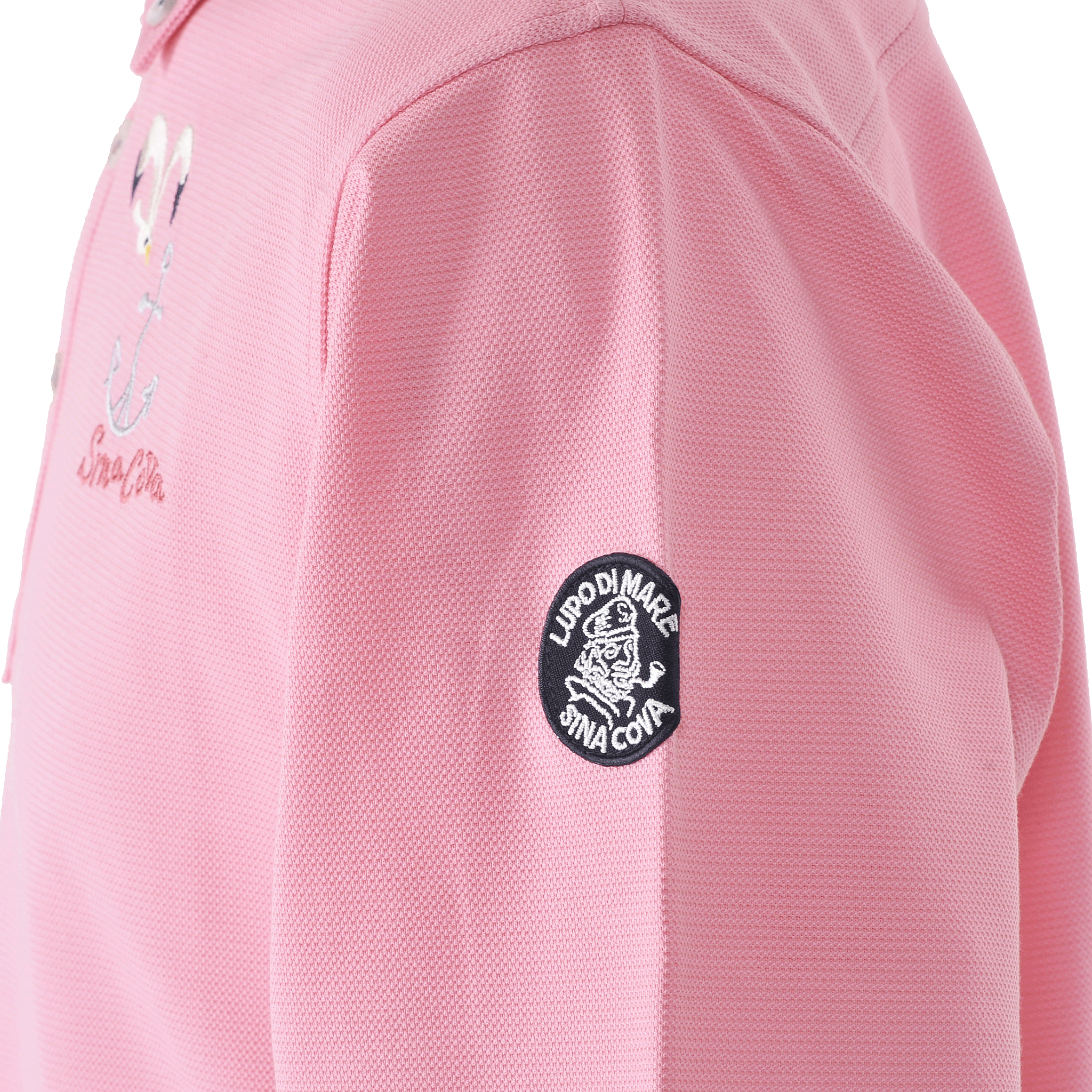 5分袖ポロシャツ ボタンダウンシャツ セオα使用 23110590