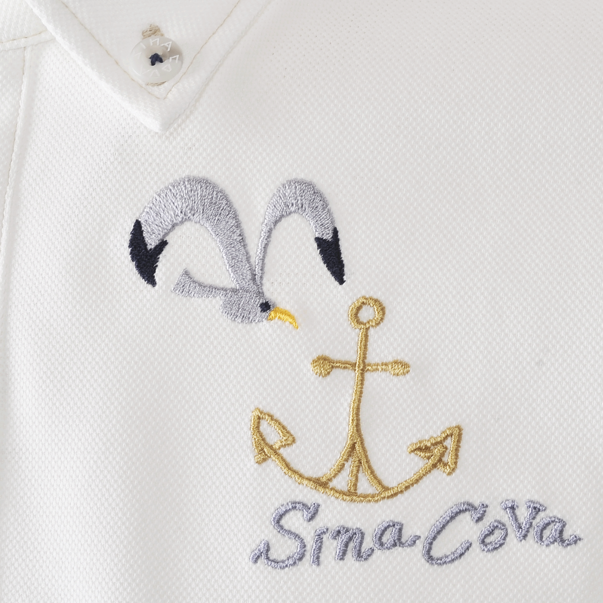 【公式】シナコバ(SINA COVA)5分袖ポロシャツ ボタンダウンシャツ セオα使用 23110590