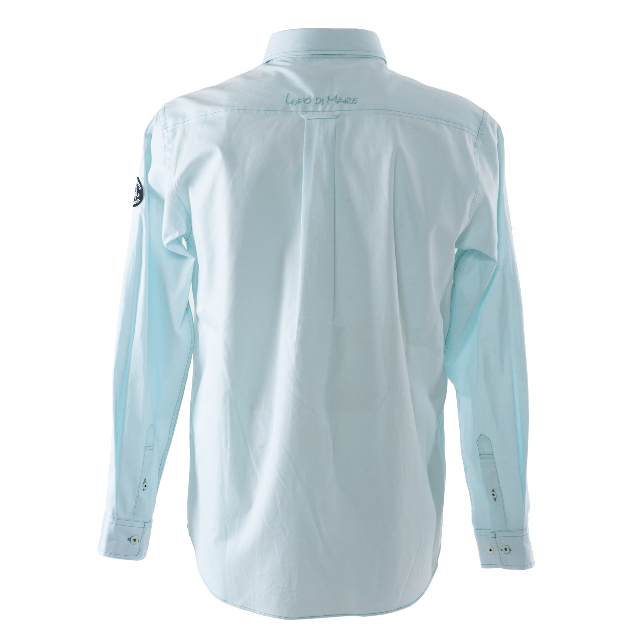 長袖ボタンダウンシャツ ワイシャツ カッターシャツ 刺繍入り スマートカジュアル 23114010