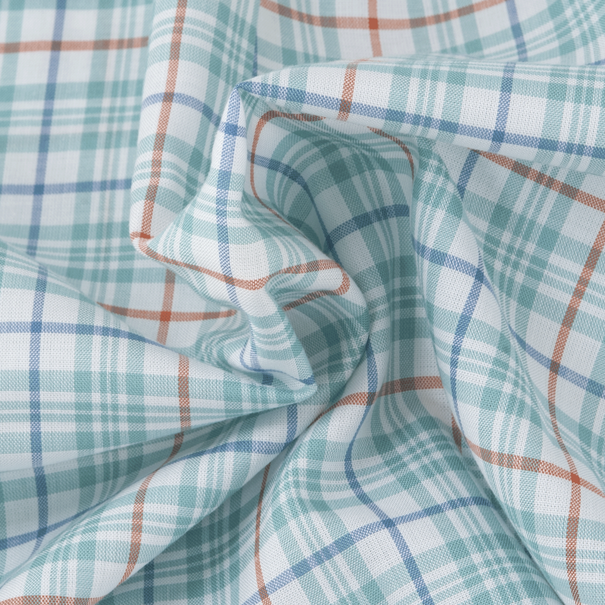 長袖ボタンダウンチェックシャツ 23124020