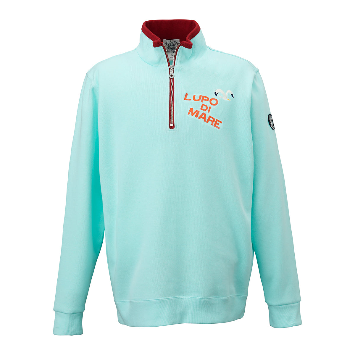 【公式】シナコバ (SINA COVA) ハーフジップトレーナー 22120010 サックスの正面