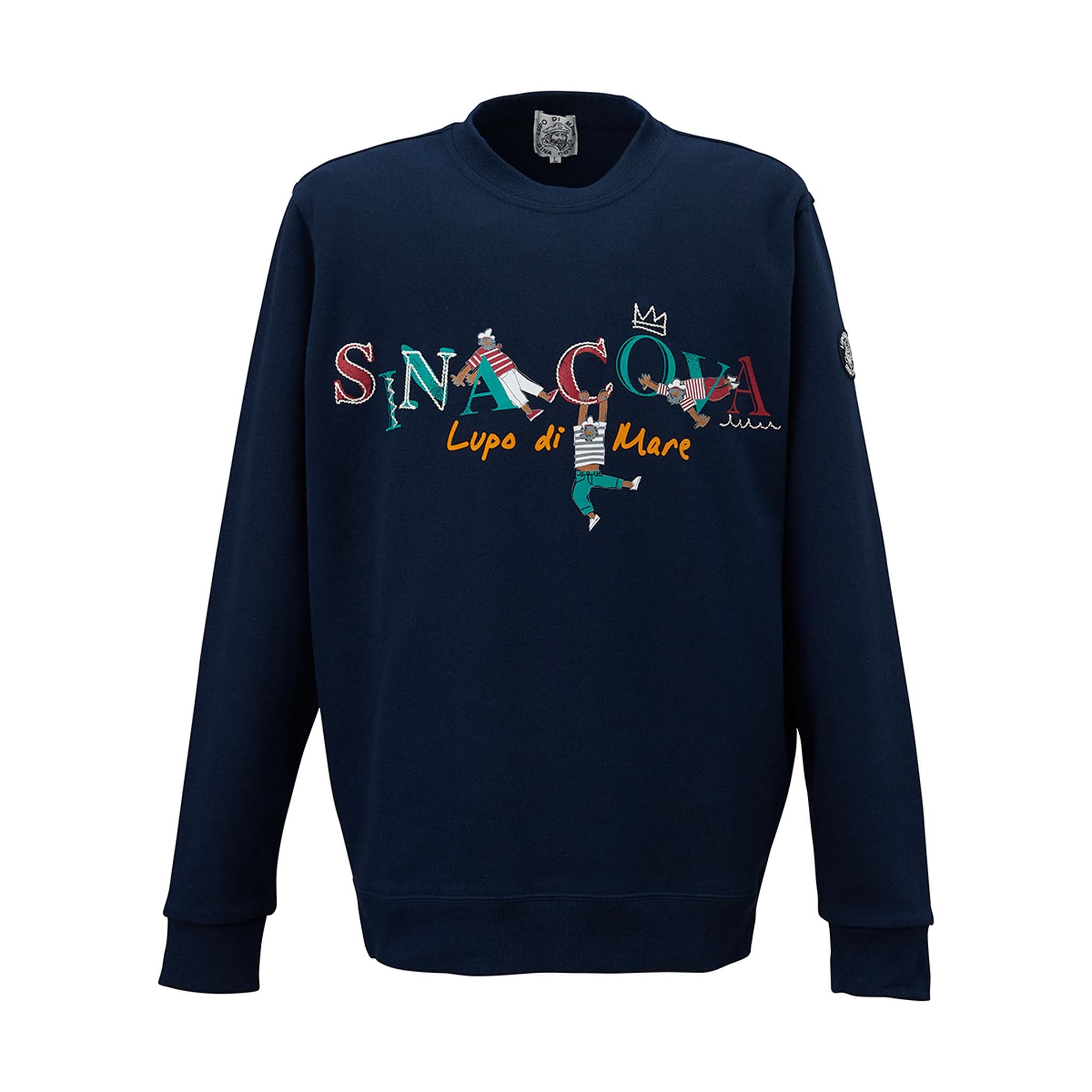 【公式】シナコバ (SINA COVA) クルーネックトレーナー 22120030 ネイビーの正面