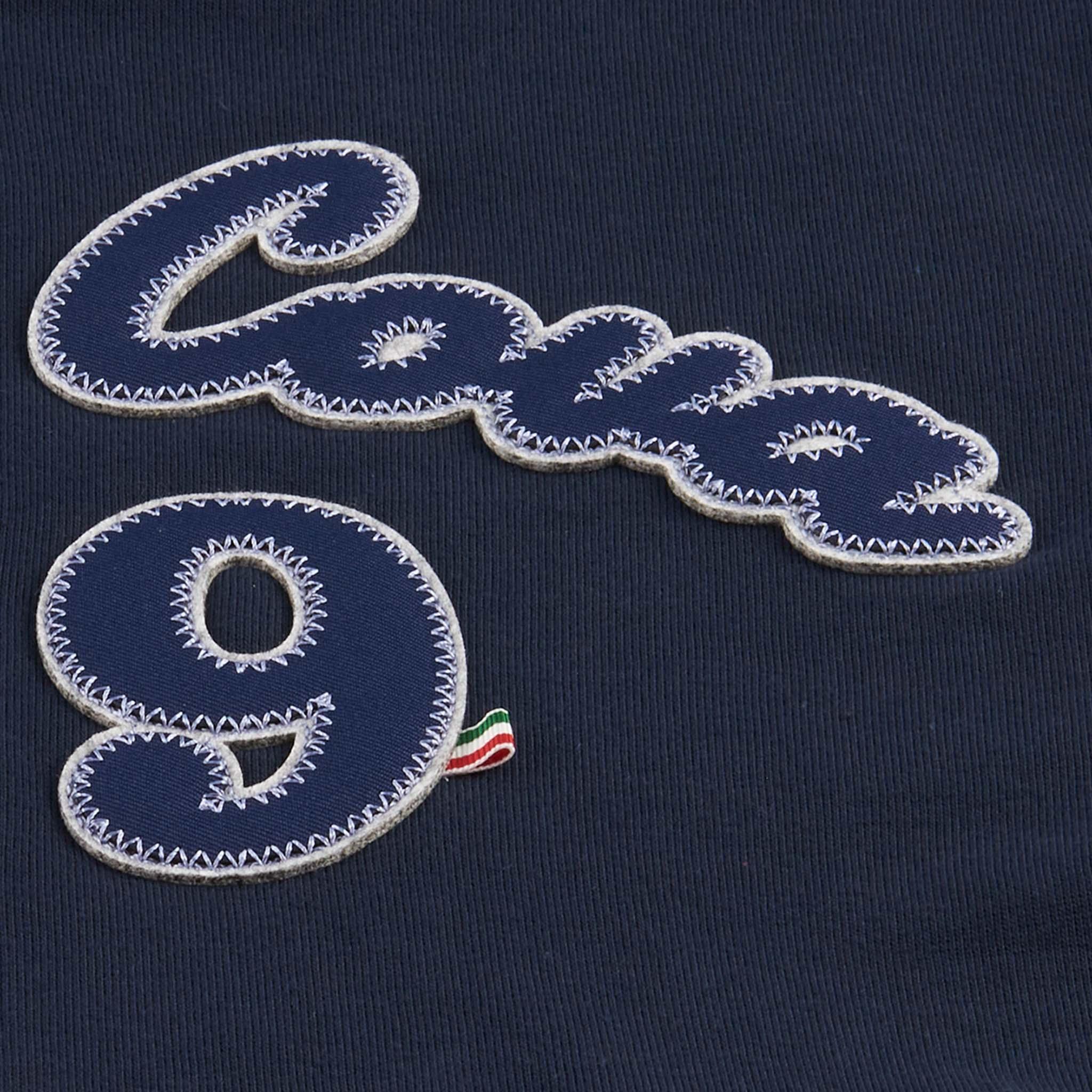 【公式】シナコバ (SINA COVA) ZIPUPパーカー 22123010 ネイビーのワッペン拡大