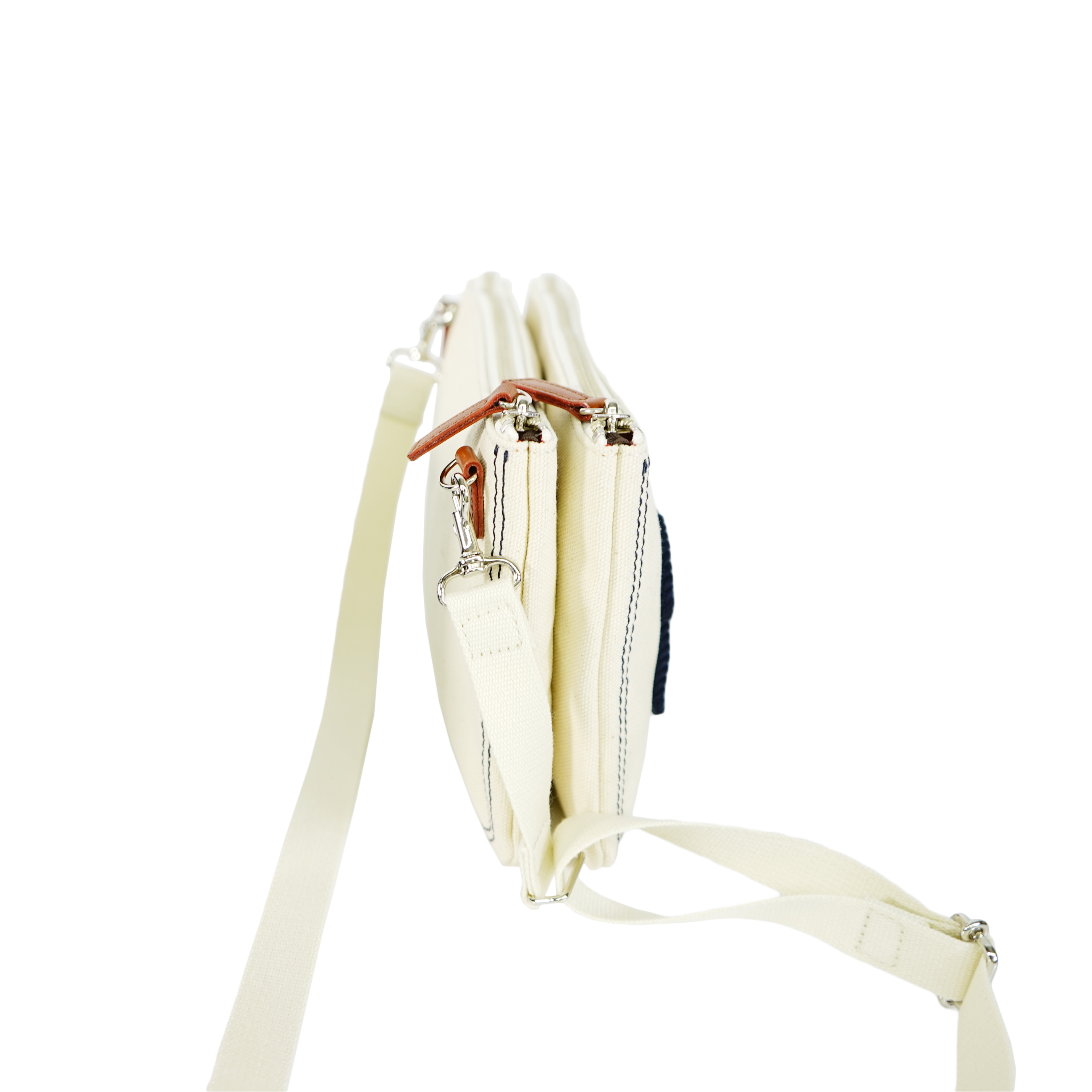 Wファスナーショルダーバッグ 男女兼用 23177030