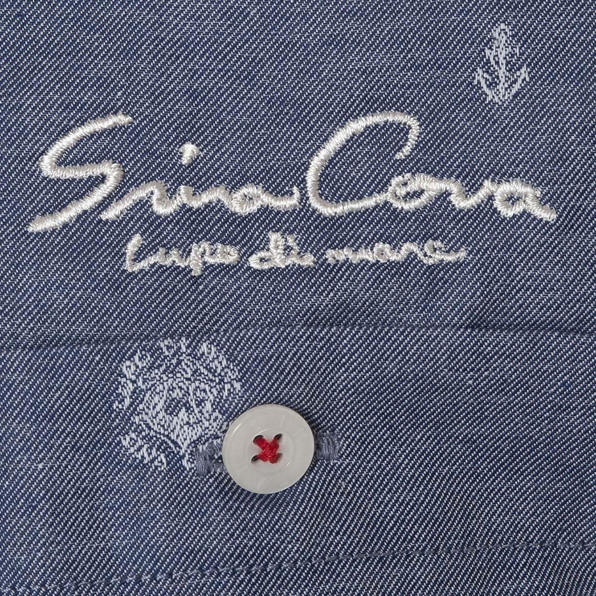 特大號原創提花紐帶襯衫 20224026