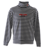 [Official] SINA COVA Turtleneck Long Sleeve Striped T-Shirt Unisex (Unisex) 23250050