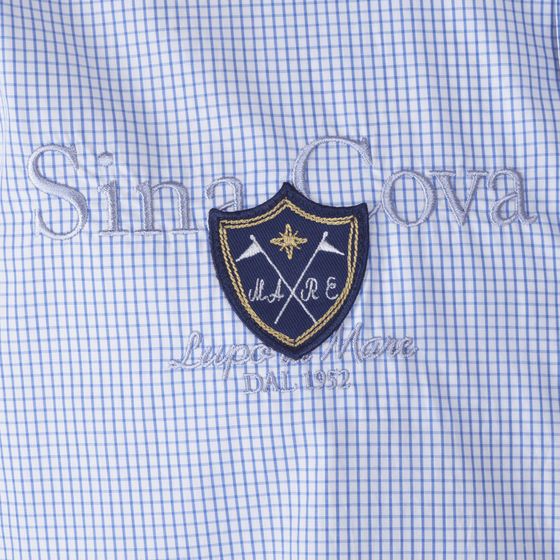 [Official] SINA COVA Long Sleeve Button Down Shirt Check Pattern 24114030