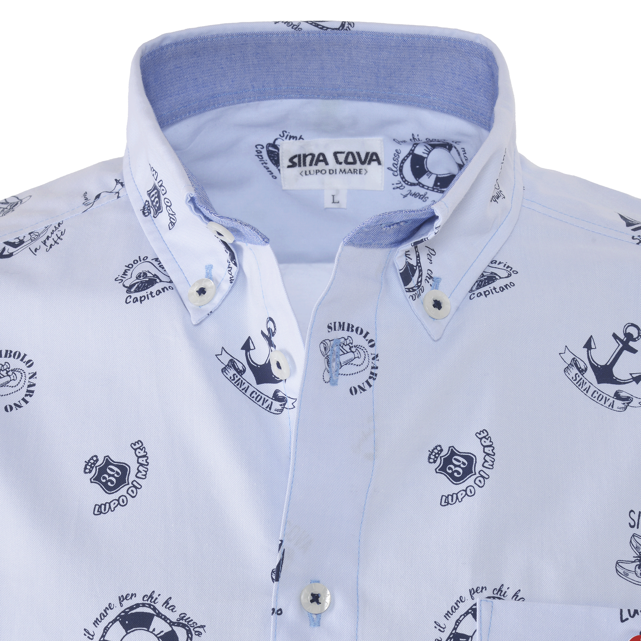 [Official] SINA COVA King Size Long Sleeve Button Down Shirt 24214046