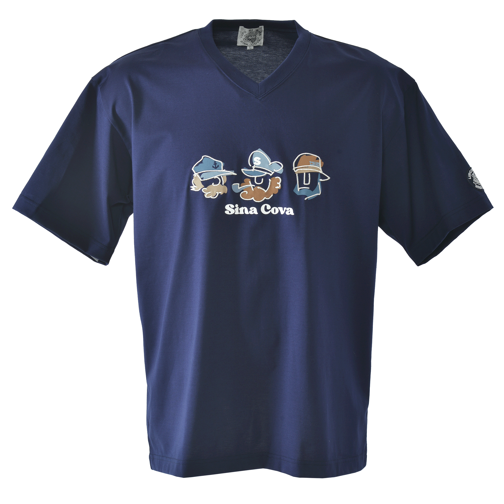 加大尺寸V領短袖T卹 26120566