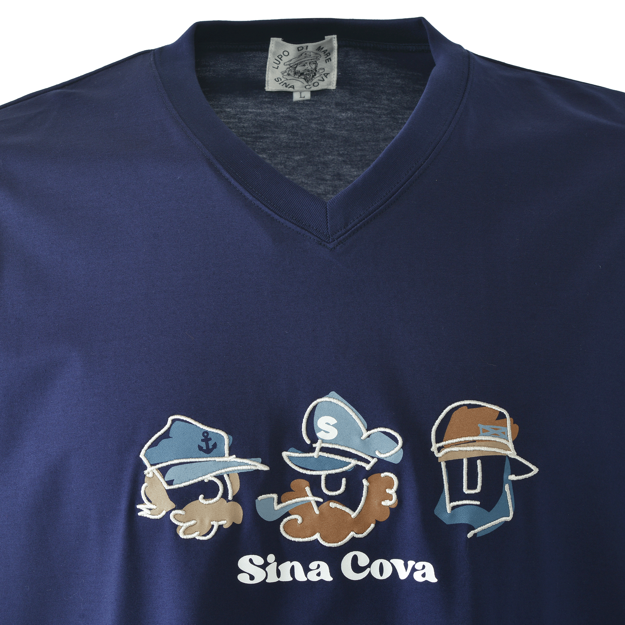 加大尺寸V領短袖T卹 26120566