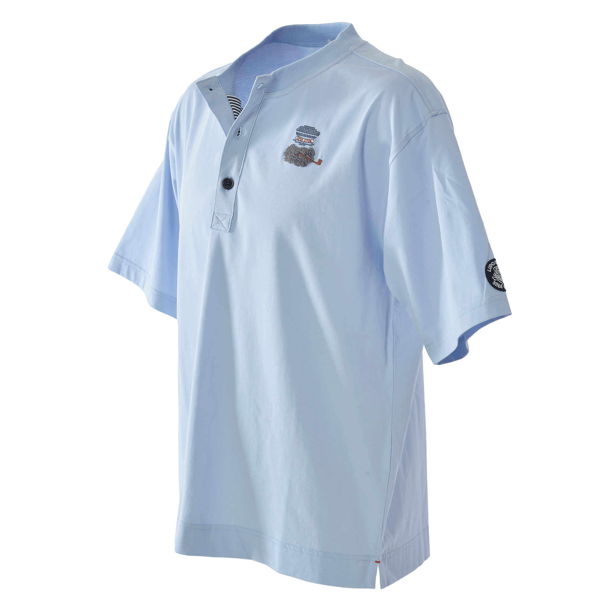 ヘンリーネック半袖Tシャツ ユニセックス(男女兼用) 26110550