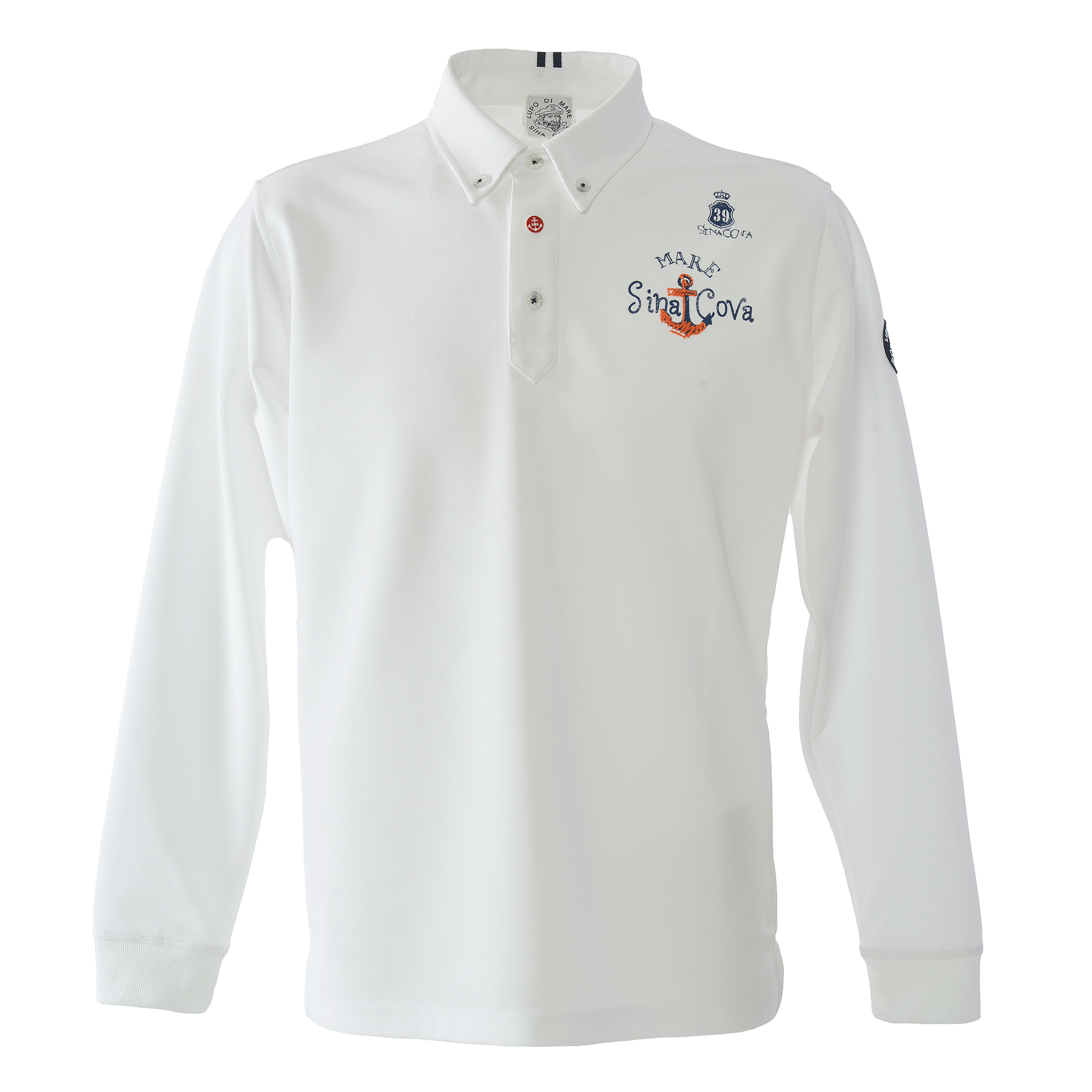 King-size Long-sleeve Polo Shirt 26210016