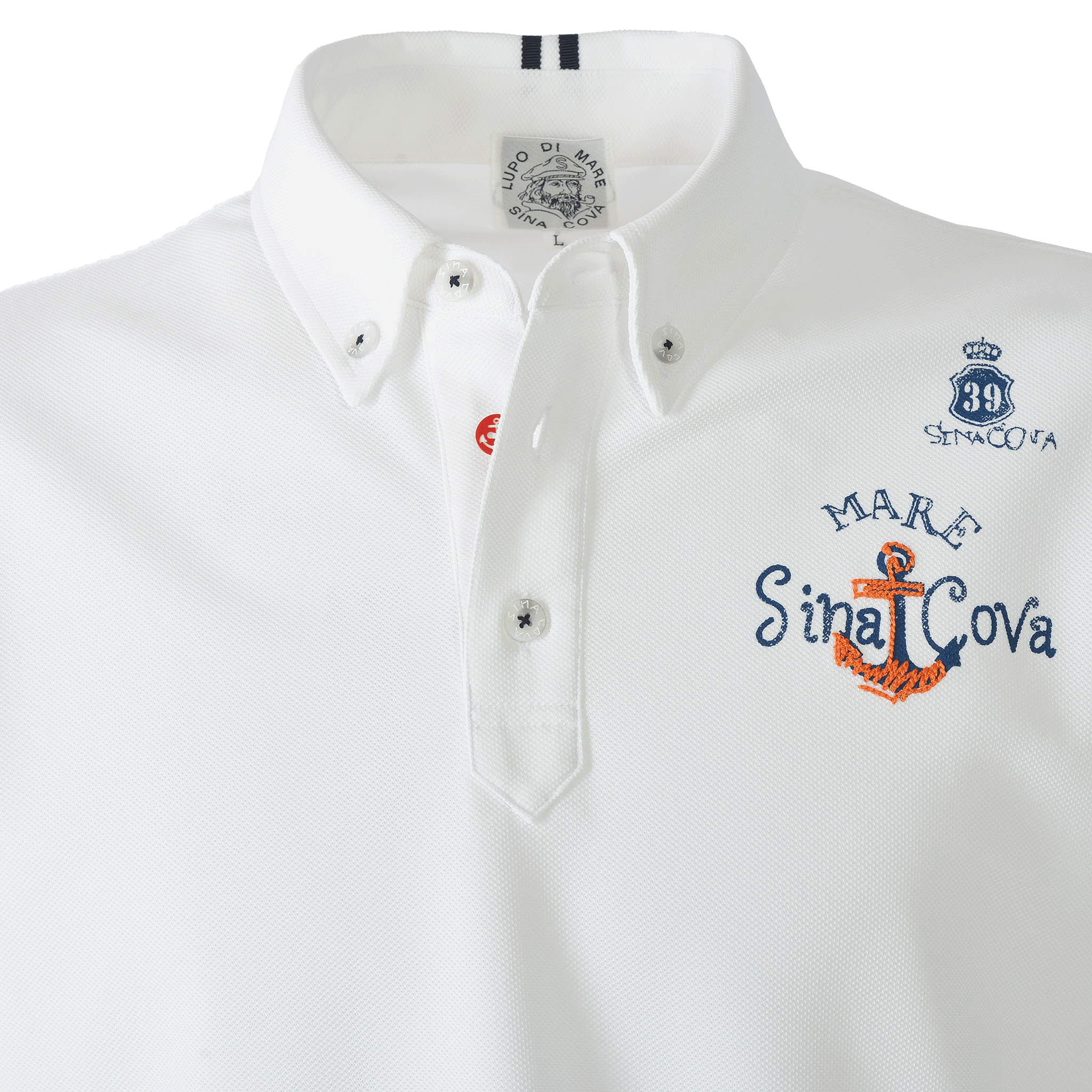 King-size Long-sleeve Polo Shirt 26210016