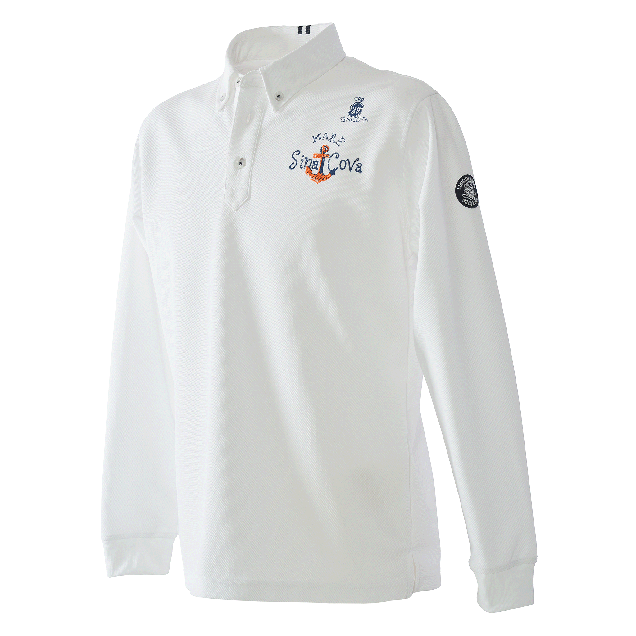 King-size Long-sleeve Polo Shirt 26210016