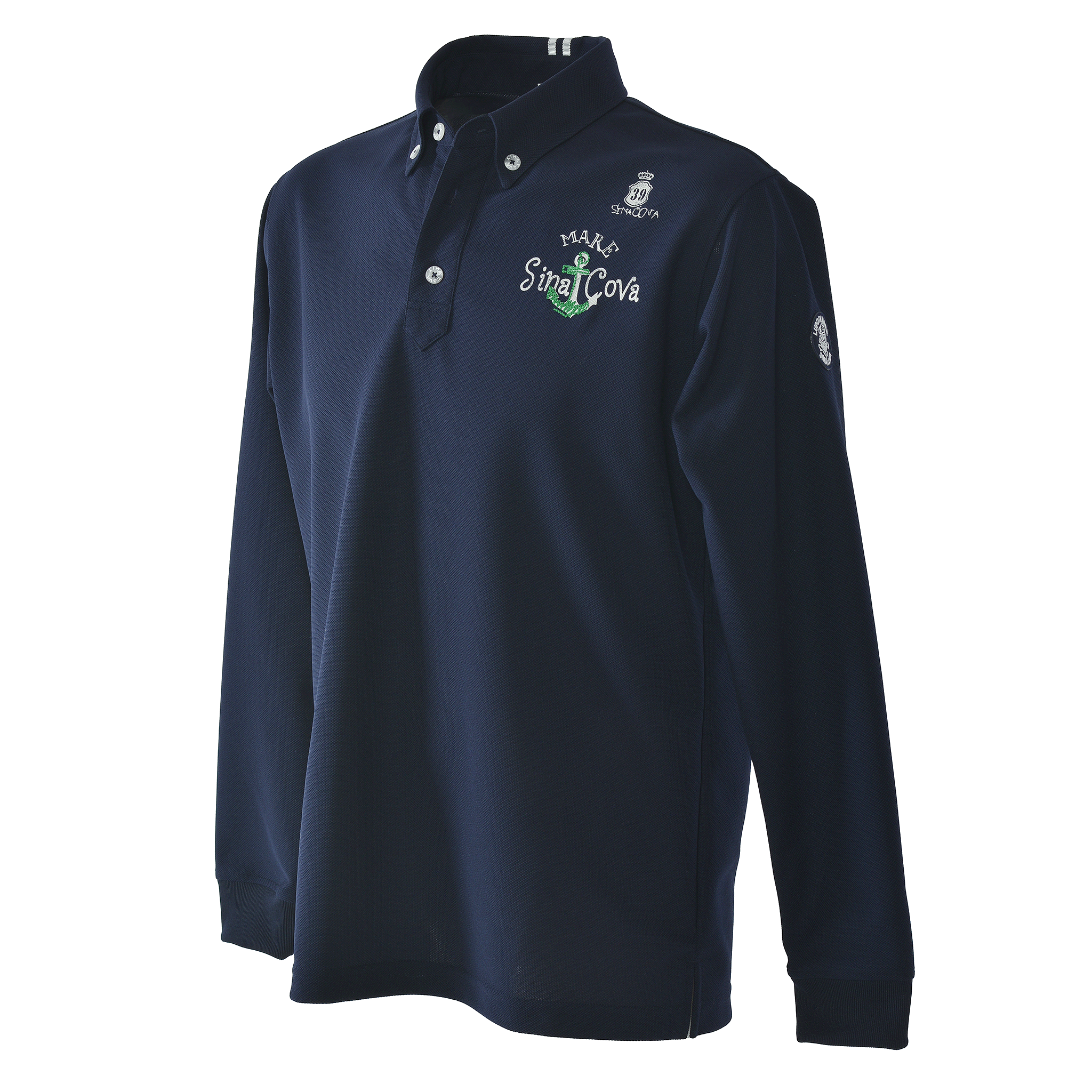 King-size Long-sleeve Polo Shirt 26210016