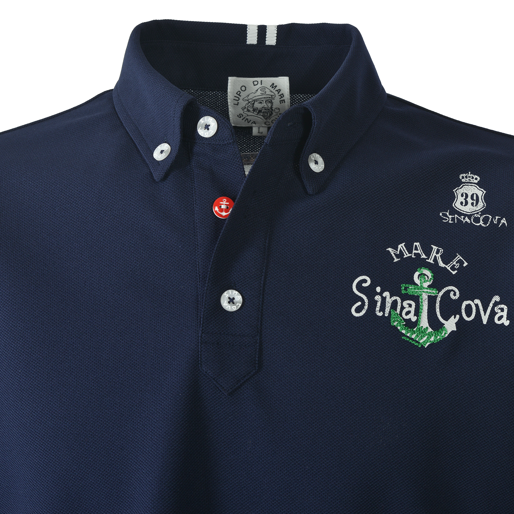 King-size Long-sleeve Polo Shirt 26210016