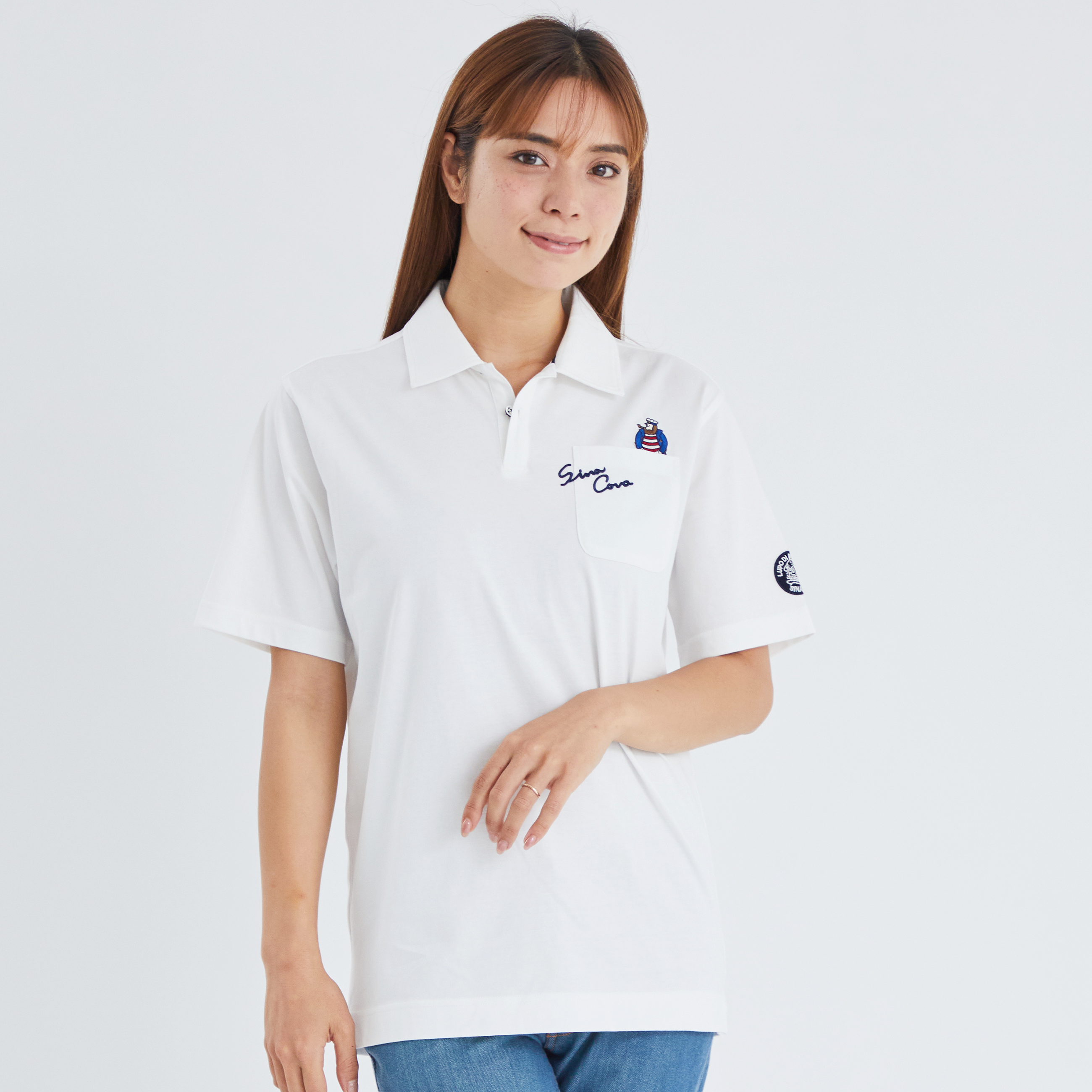 [Official] Shinakoba (Sina COVA) Short -sleeved polo shirt unisex (unisex) Size S ~ LL23120530