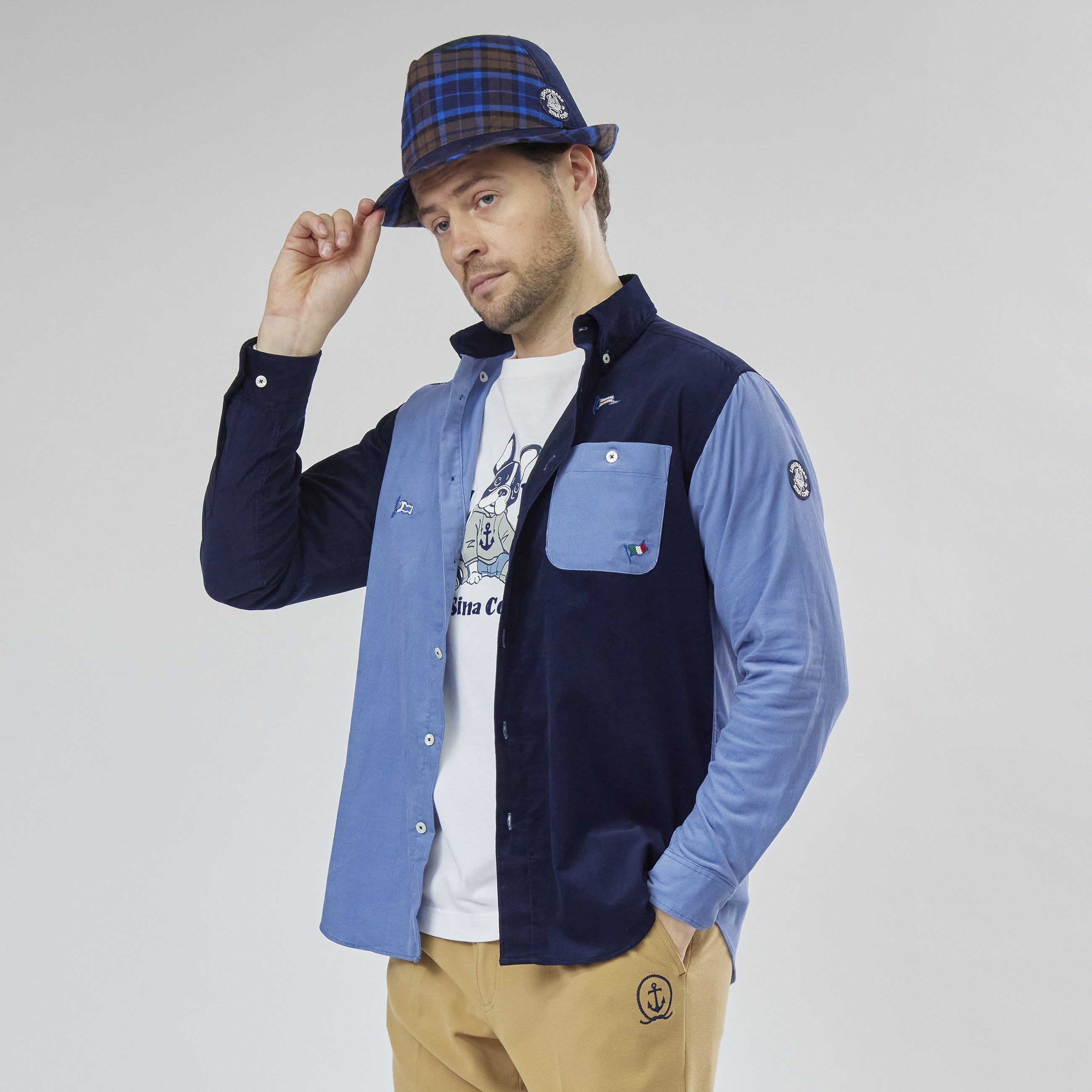 長袖扣襯衫 25224060