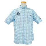 Short -sleeved button down shirt 22114510