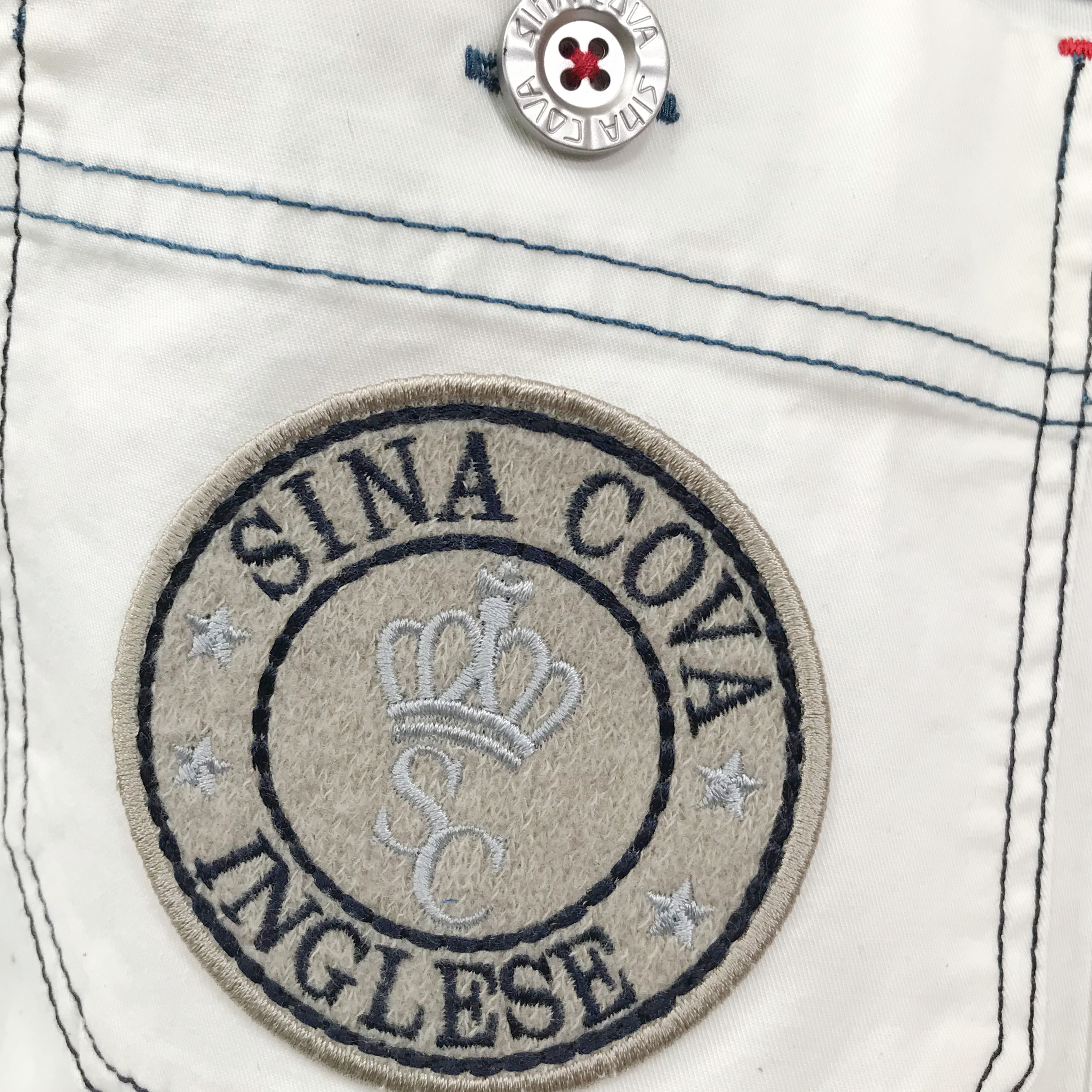 [官方] SINA COVA [獨一無二] 重製托特包 白色 x 牛仔布 10070127