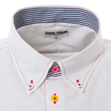 Short -sleeved button down shirt 20124653