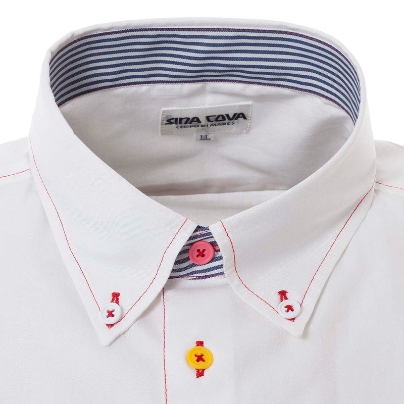 Short -sleeved button down shirt 20124653